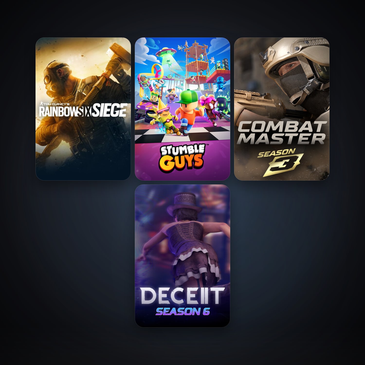 Free CS2 (No Prime) + Tom Clancy's Rainbow Six Siege, 12 games, clean — HabibiAccounts