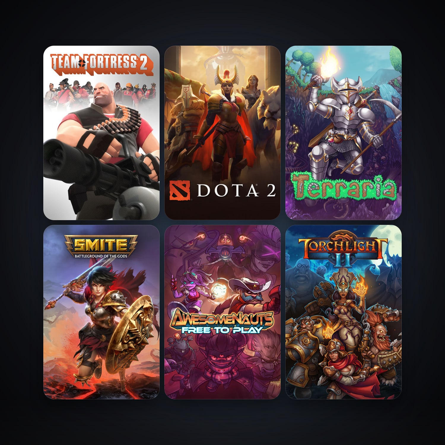 Team Fortress 2 + Dota 2, 24 games, clean — HabibiAccounts