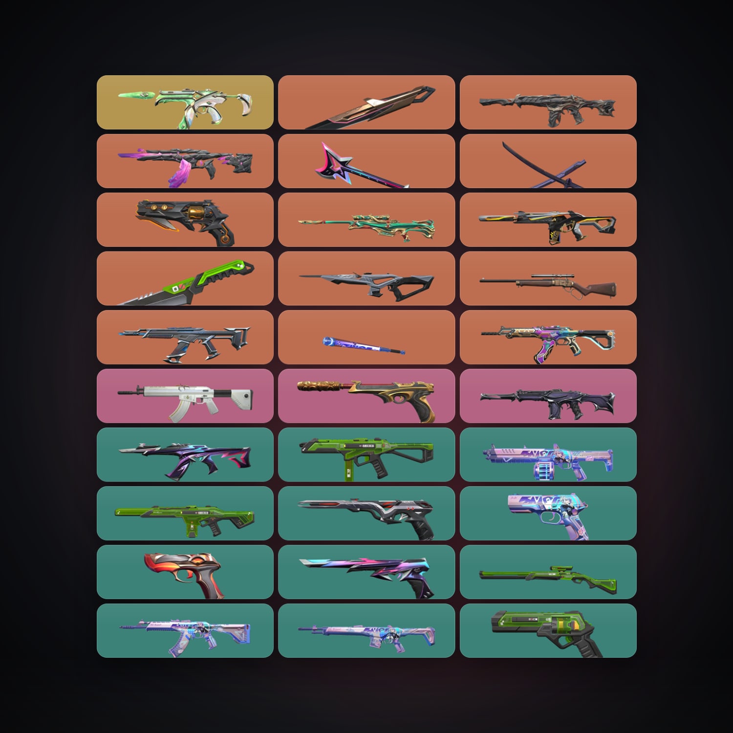 EU Gold 1 locker — 5 knives, 55 skins, lvl 144 — HabibiAccounts