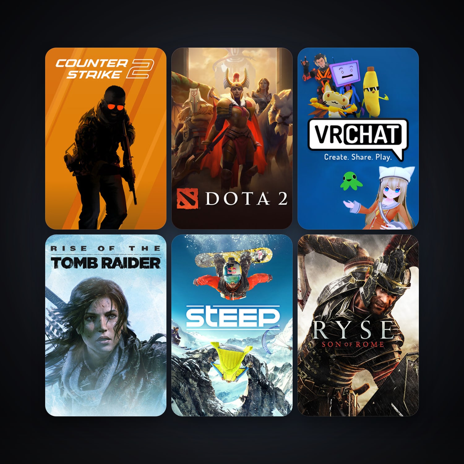 Dota 2 + CS2 Prime, 16 games, Steam 10, clean — HabibiAccounts