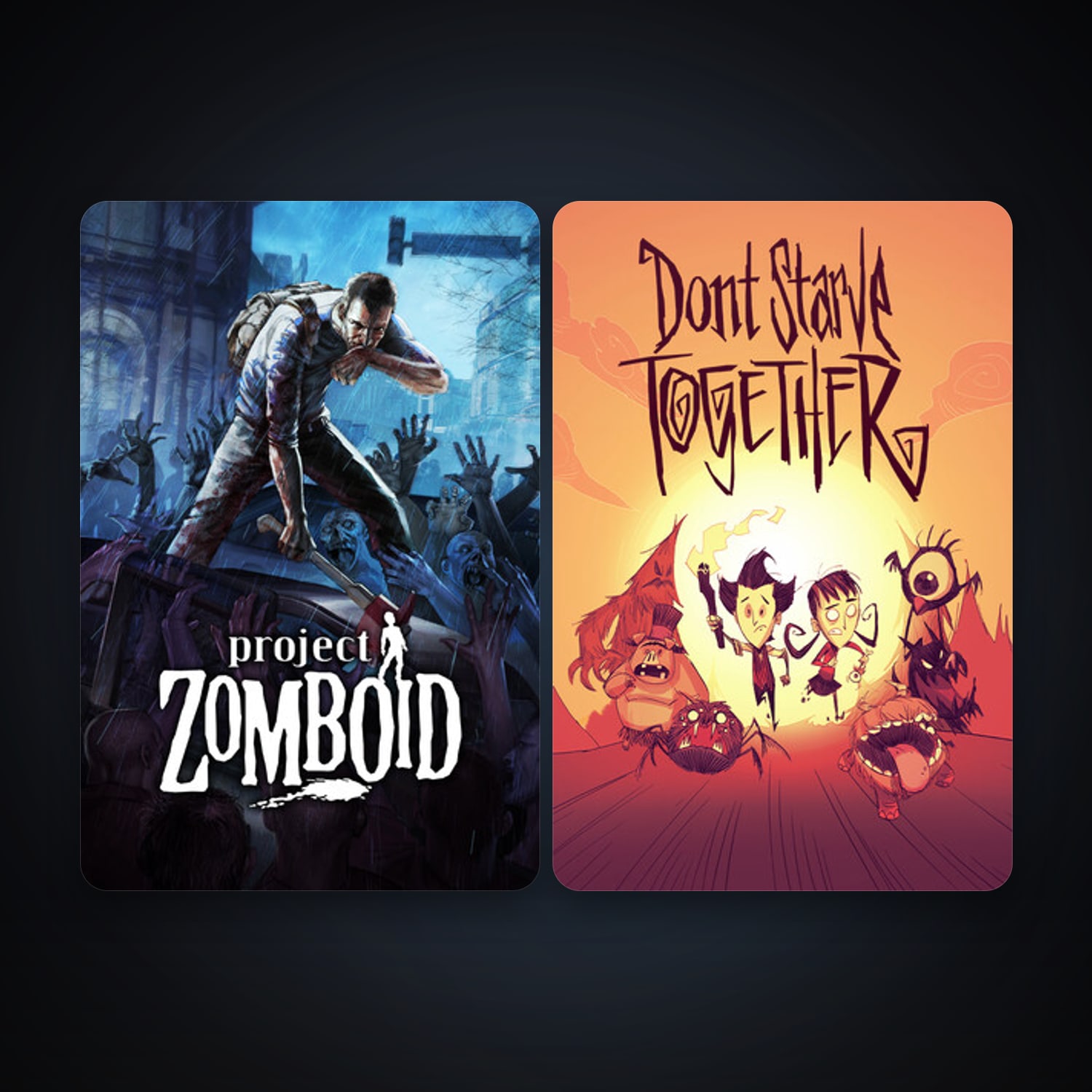 Project Zomboid + Don't Starve Together, 2 games, clean — HabibiAccounts