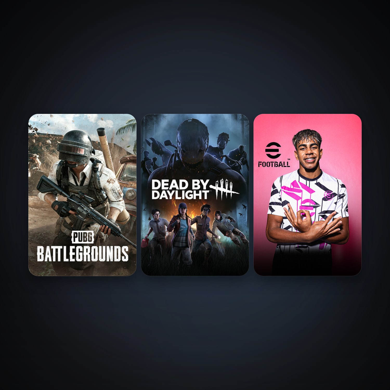 Dead by Daylight + PUBG: BATTLEGROUNDS, 4 games, clean — HabibiAccounts