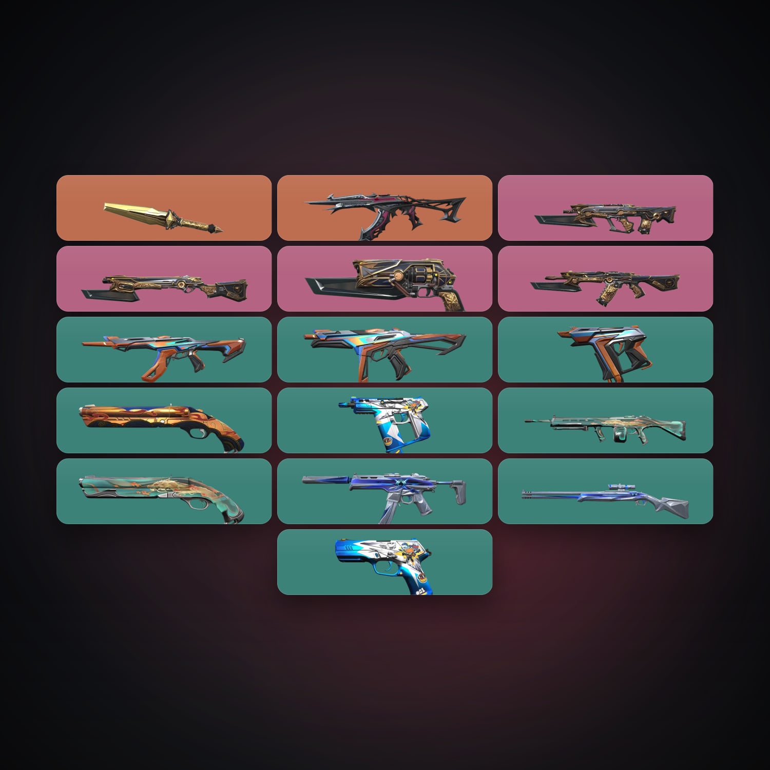 EU locker — 1 knives, 16 skins, lvl 16 — HabibiAccounts
