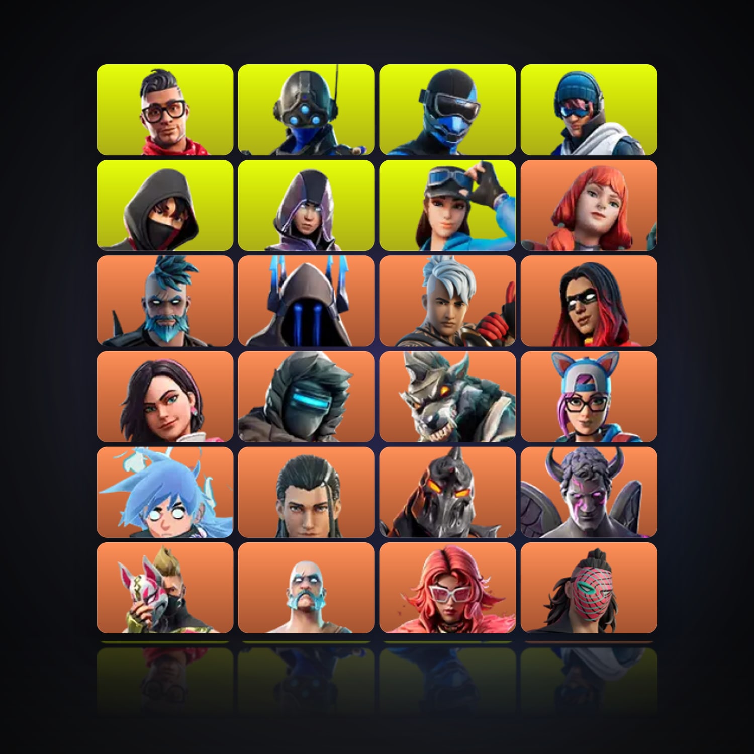 Fortnite | 172 Skins | 500 V-Bucks | Level 3169 | 674 Wins — HabibiAccounts