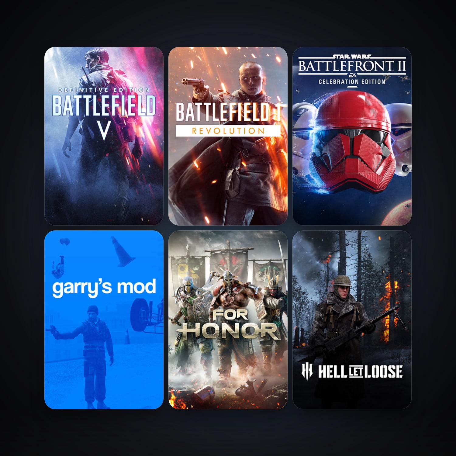 Garry's Mod + Borderlands 2, 14 games, clean — HabibiAccounts