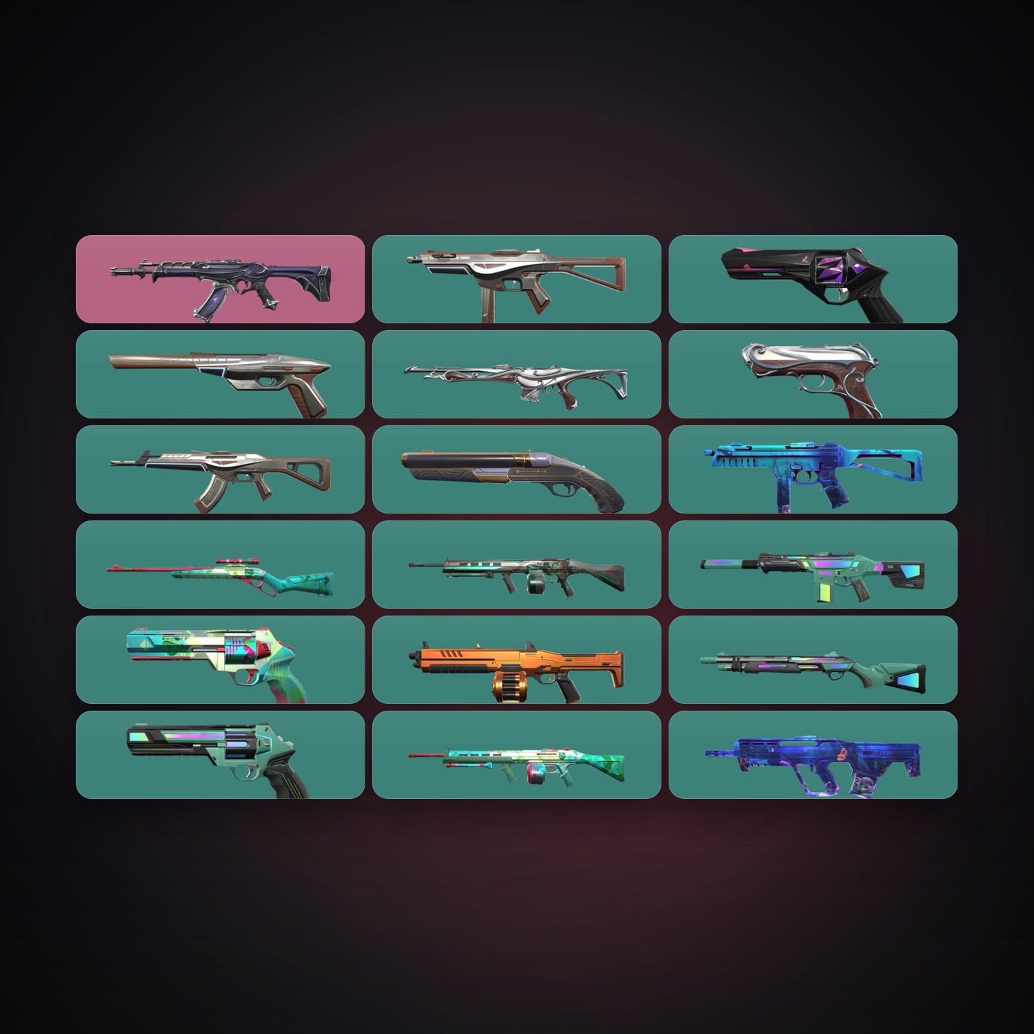 EU Iron 3 locker — 18 skins, lvl 13 — HabibiAccounts