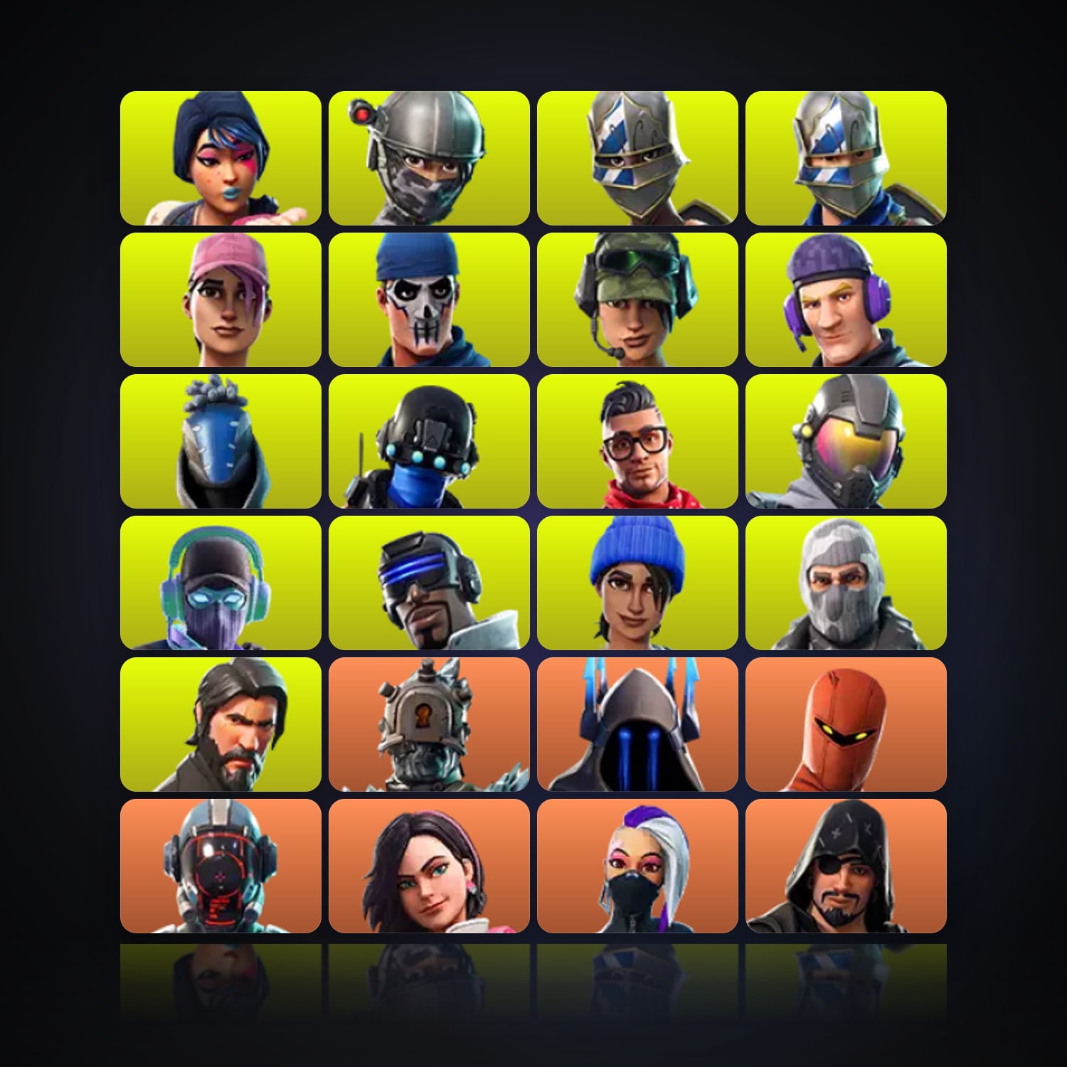 Fortnite | 109 Skins | 250 V-Bucks | Level 1243 | 454 Wins — HabibiAccounts