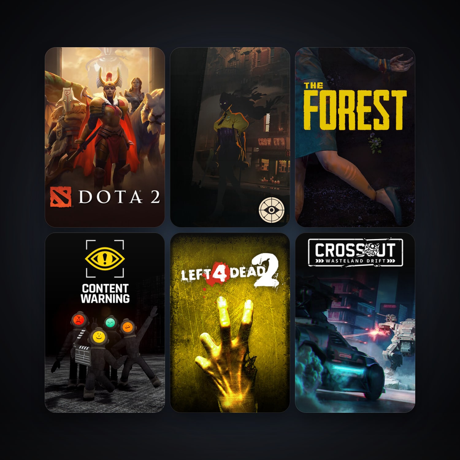 Left 4 Dead 2 + Dota 2, 21 games, clean — HabibiAccounts