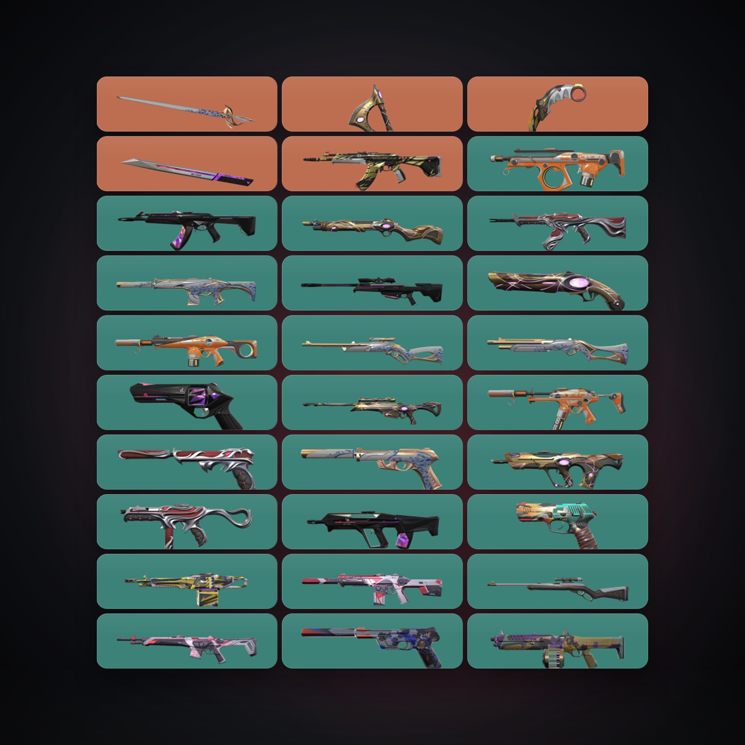EU Silver 1 locker — 4 knives, 63 skins, lvl 76 — HabibiAccounts