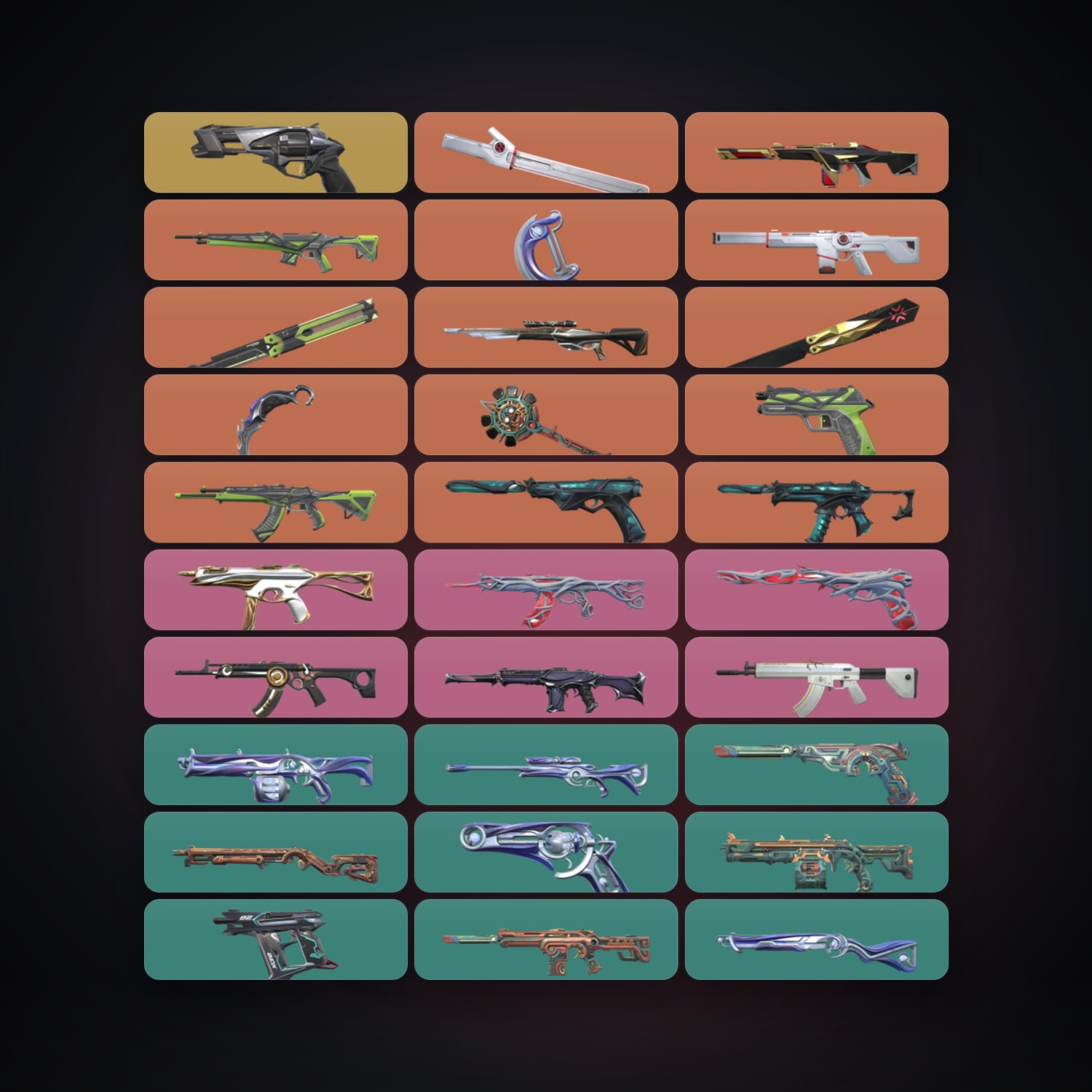 EU Silver 3 locker — 6 knives, 48 skins, lvl 54 — HabibiAccounts
