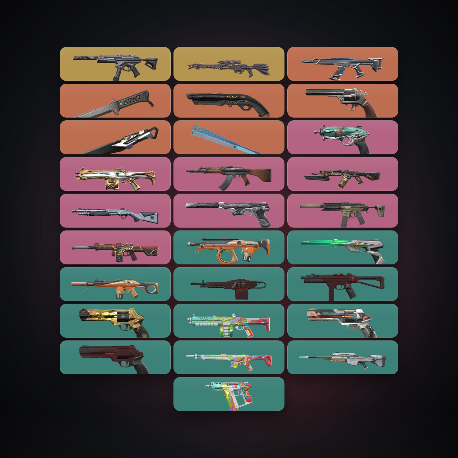 EU Silver 3 locker — 3 knives, 28 skins, lvl 88 — HabibiAccounts