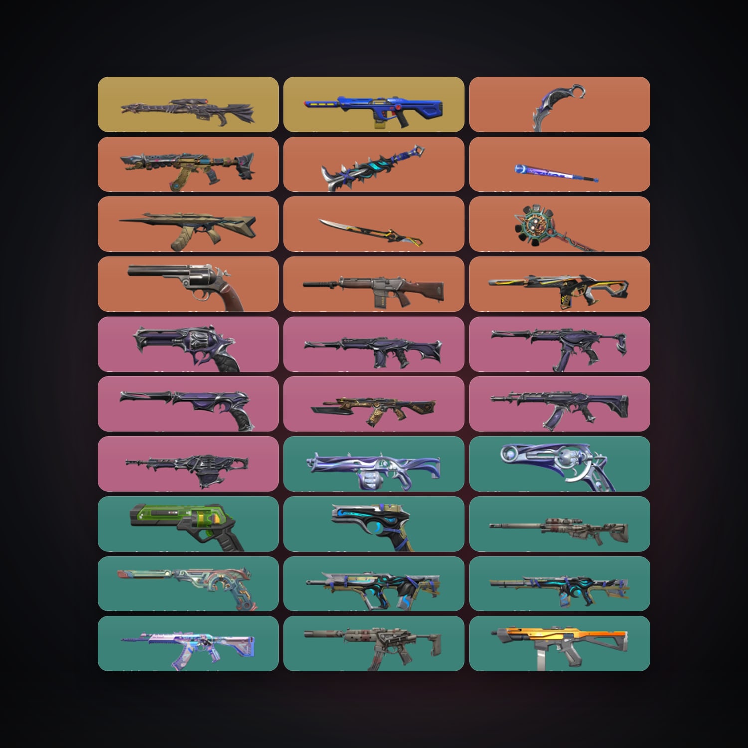 NA Silver 3 locker — 5 knives, 83 skins, lvl 123 — HabibiAccounts