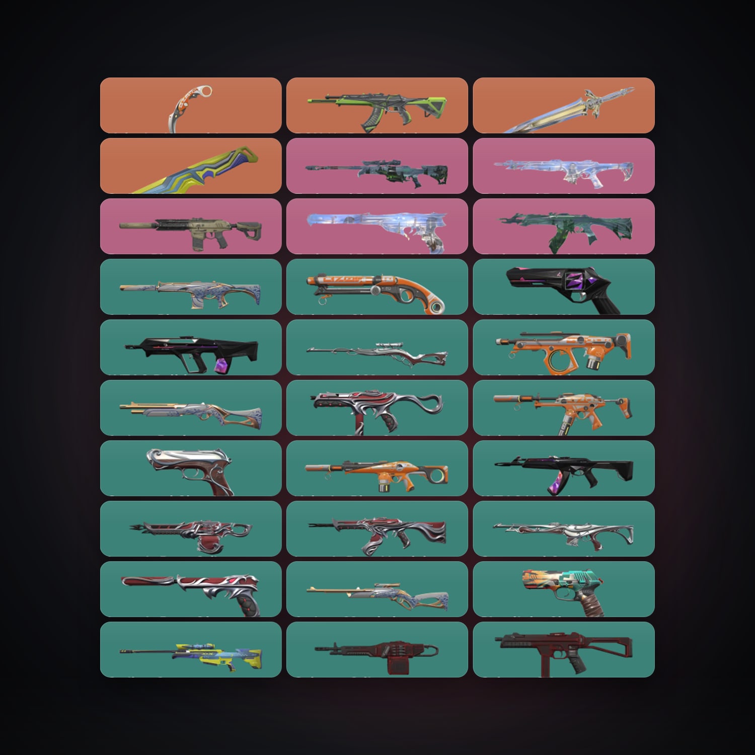 NA Gold 2 locker — 3 knives, 65 skins, lvl 89 — HabibiAccounts