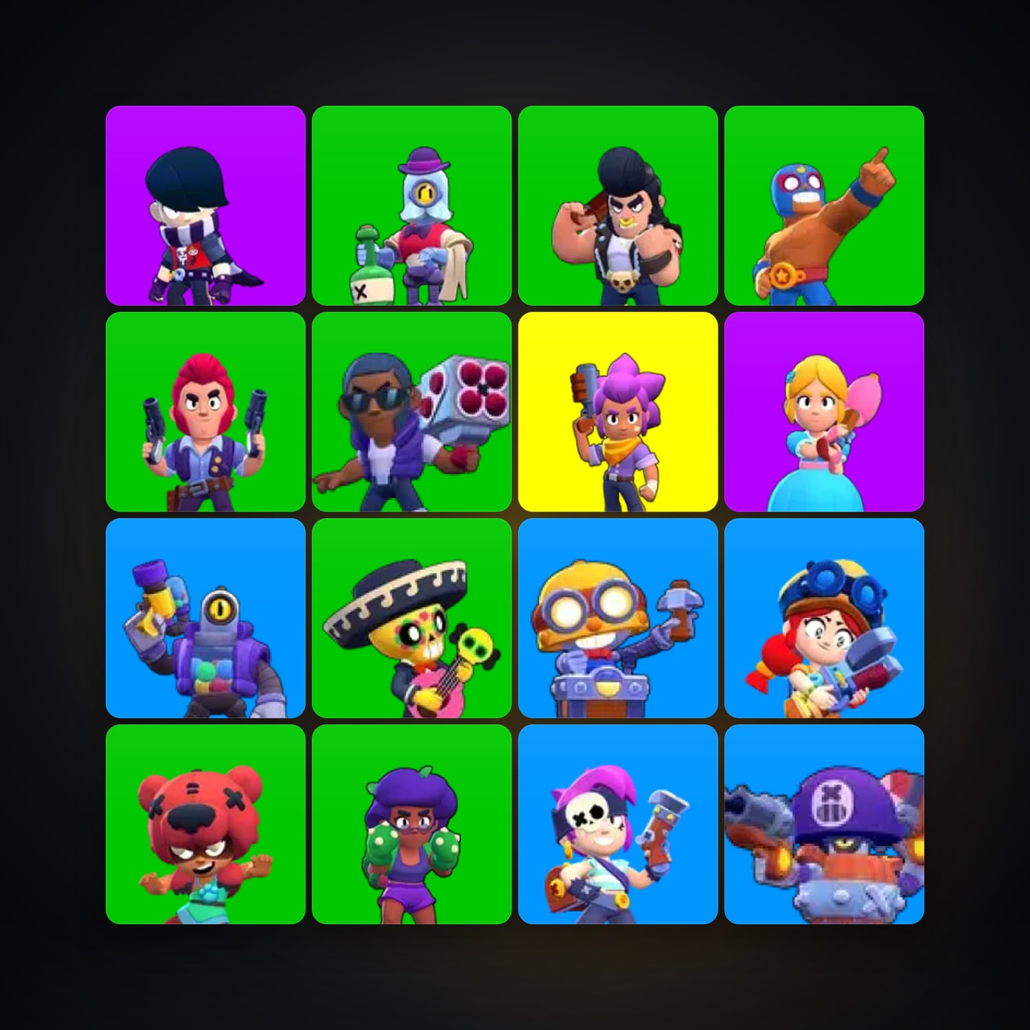 16 Brawlers | 1.3K Trophies | TH 8 — HabibiAccounts