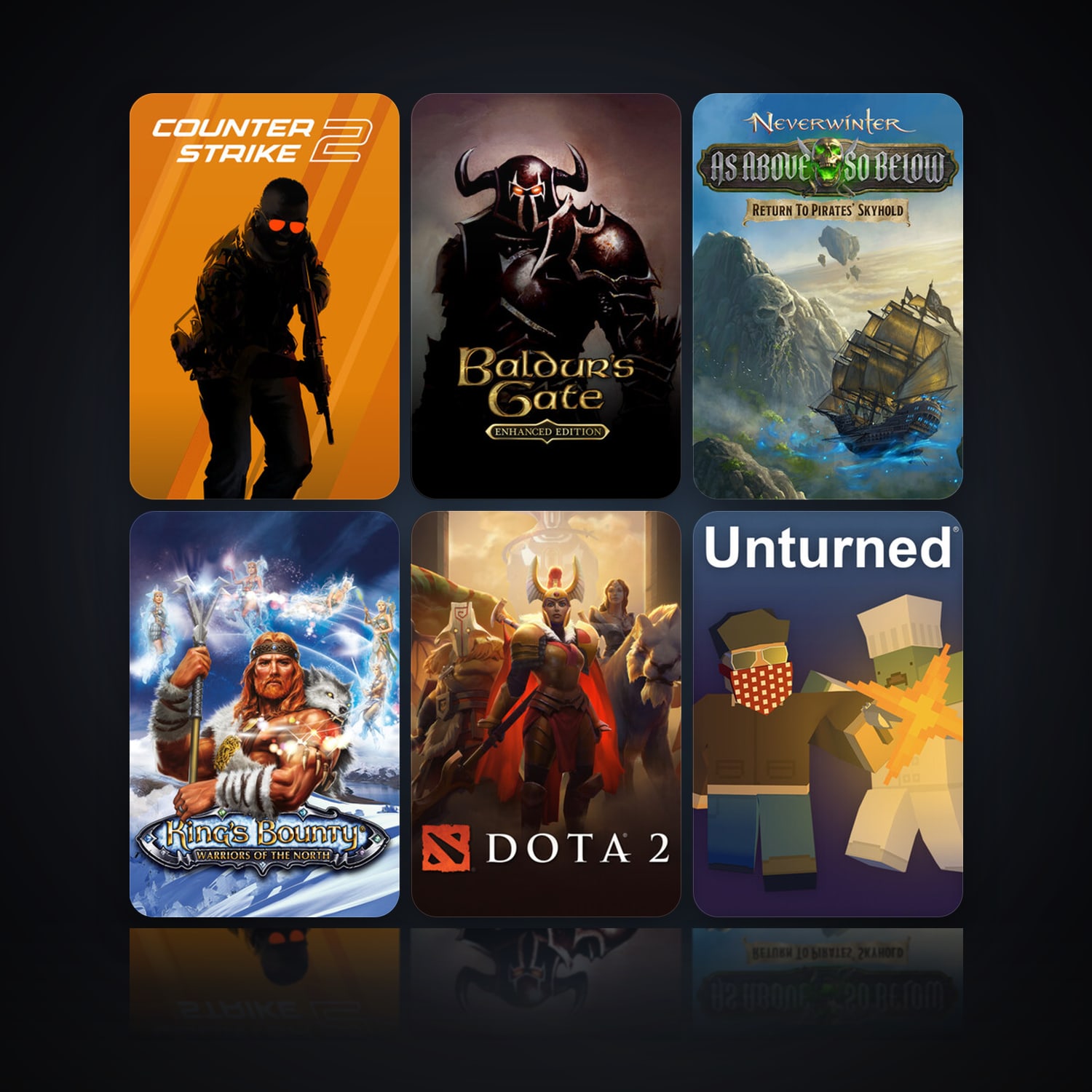 CS2 Prime & Baldur's Gate: Enhanced Edition | 12 Games | Clean — HabibiAccounts