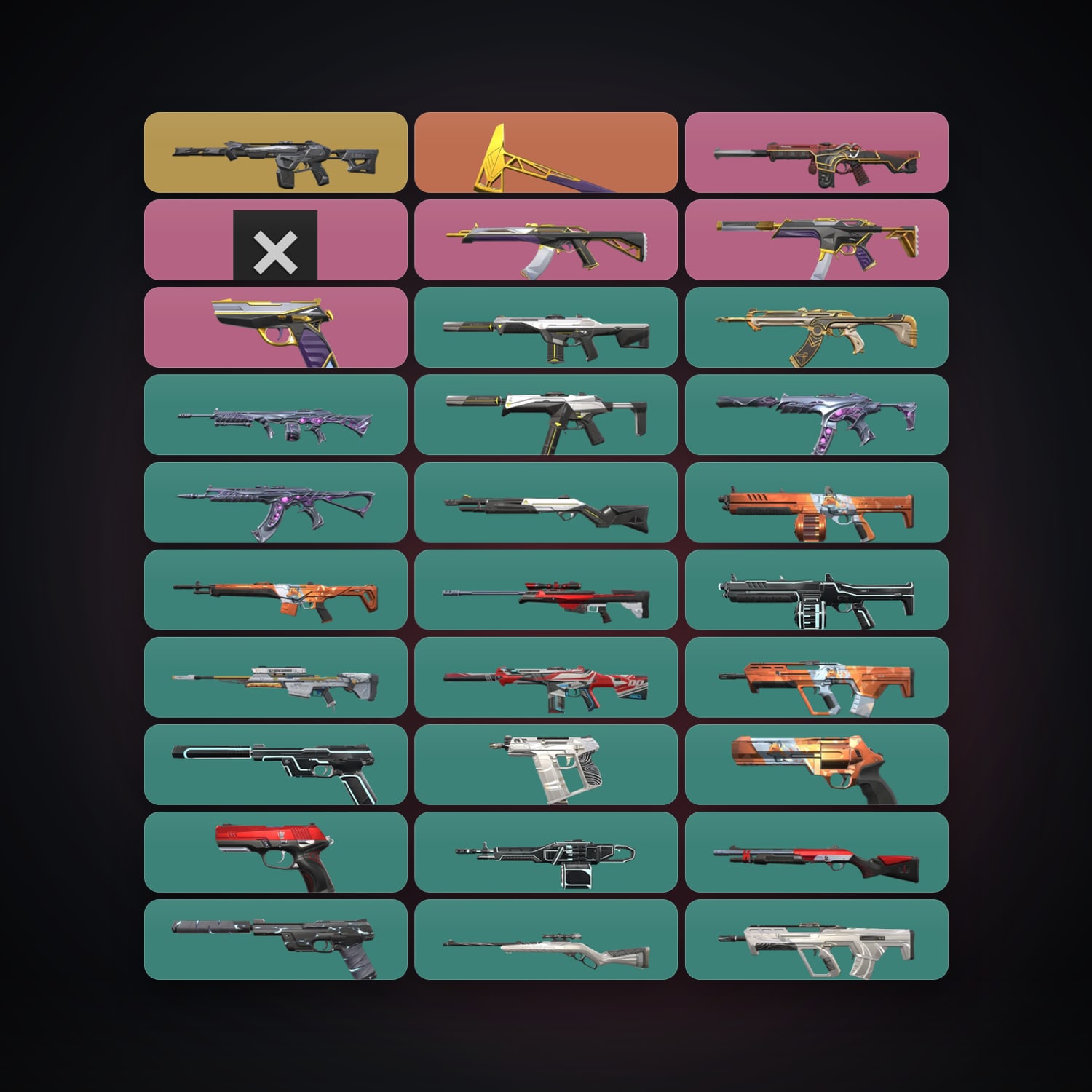 NA Silver 2 locker — 1 knives, 32 skins, lvl 51 — HabibiAccounts