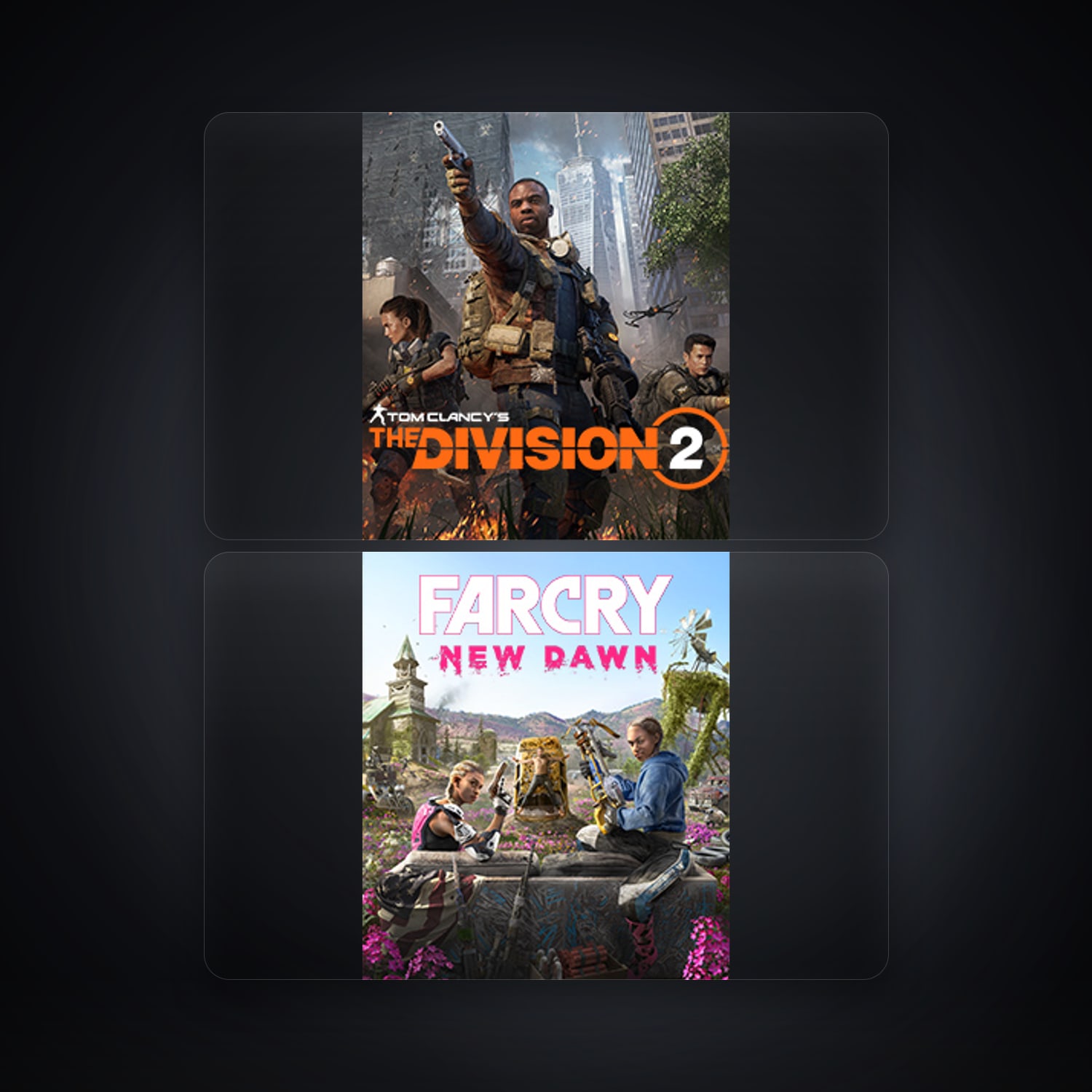 حساب يوبيسوفت فيه Tom Clancy's The Division 2 وFar Cry New Dawn، ES — HabibiAccounts