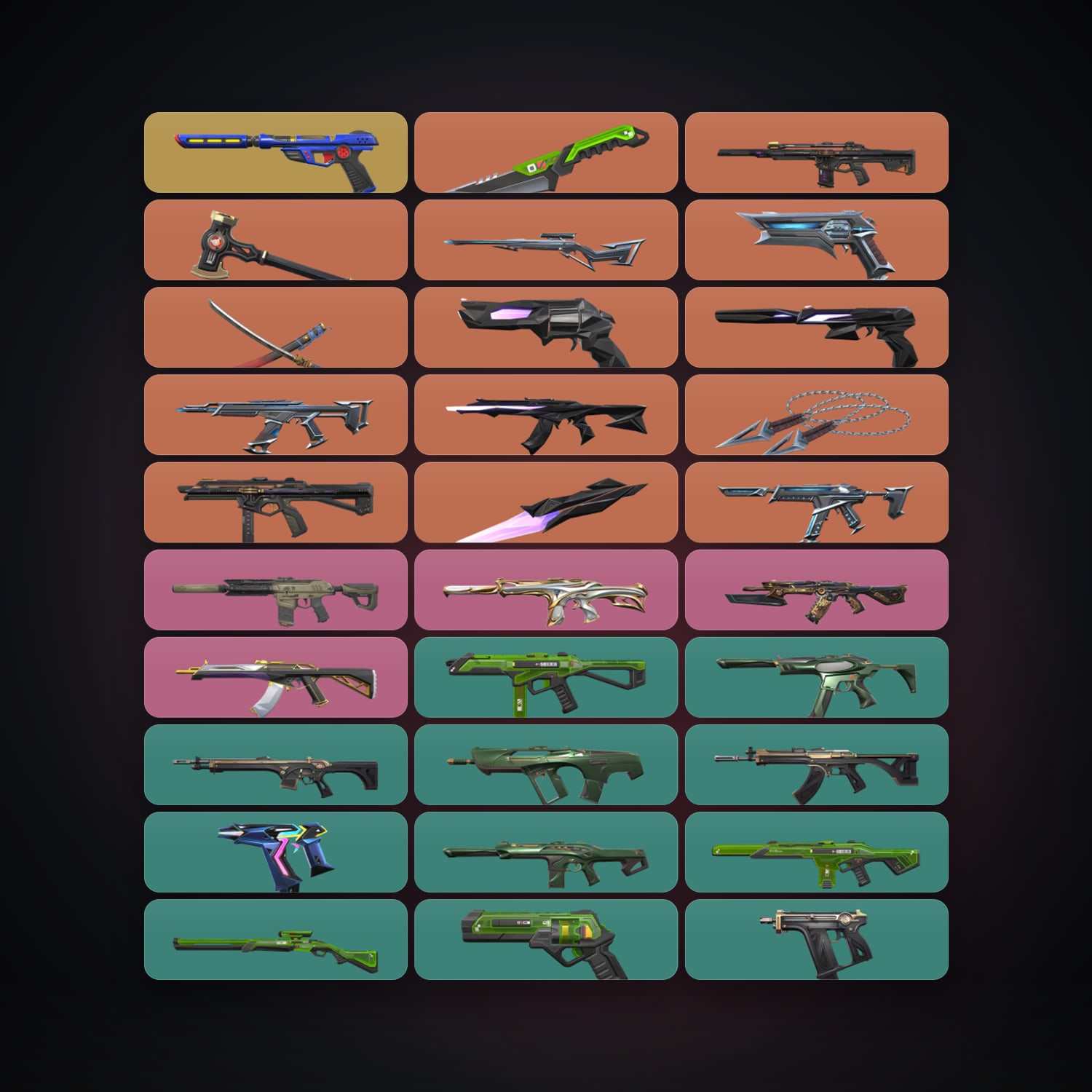 EU Silver 1 locker — 5 knives, 56 skins, lvl 77 — HabibiAccounts