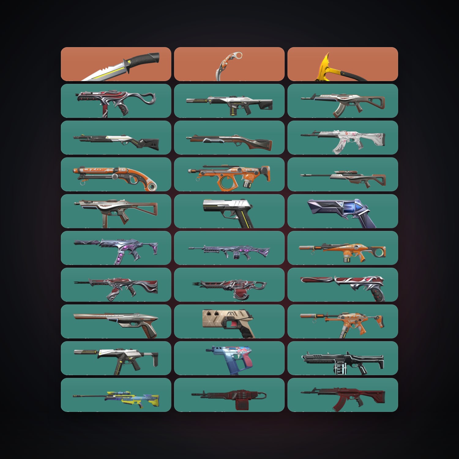 EU Silver 3 locker — 3 knives, 65 skins, lvl 121 — HabibiAccounts