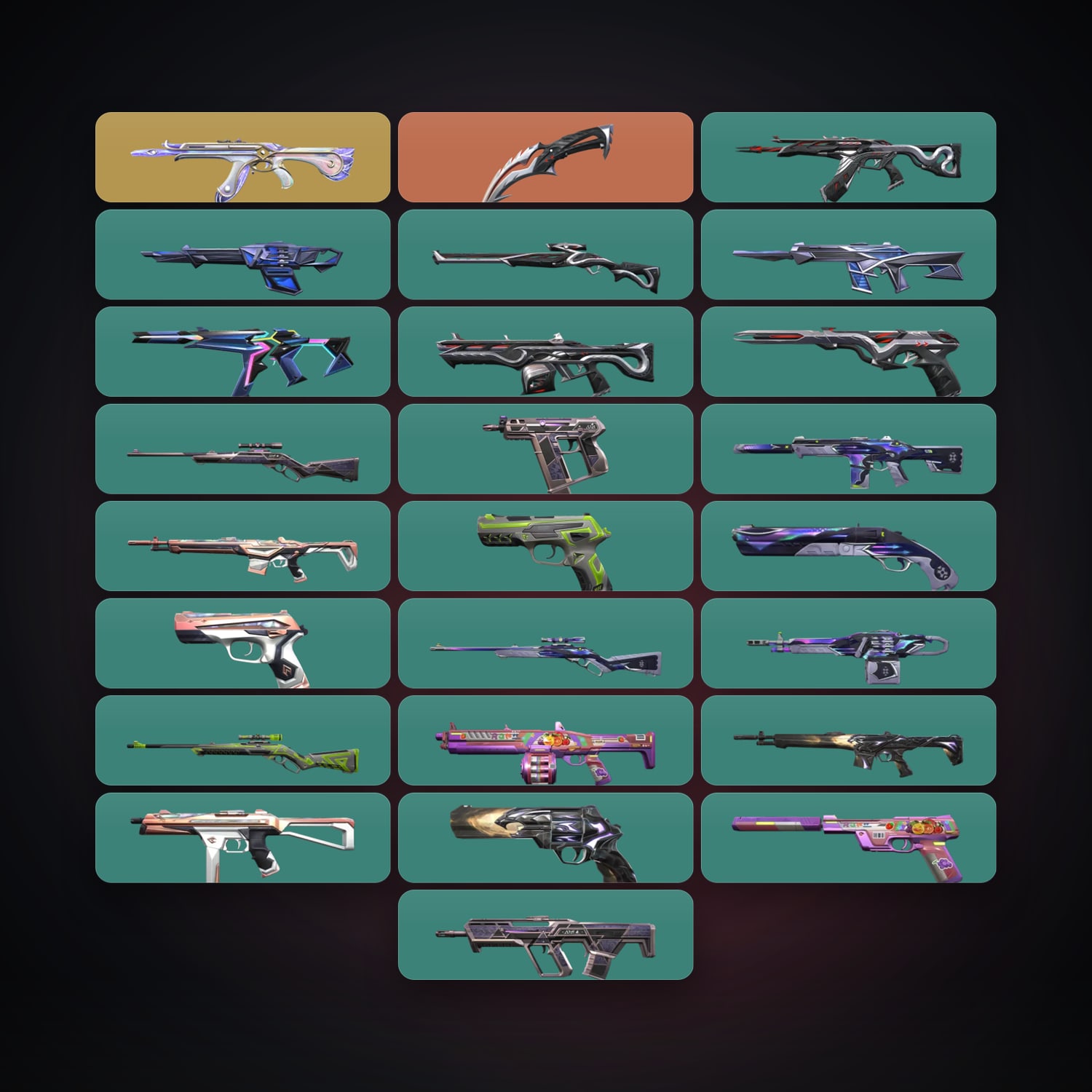 EU Bronze 1 locker — 1 knives, 27 skins, lvl 63 — HabibiAccounts