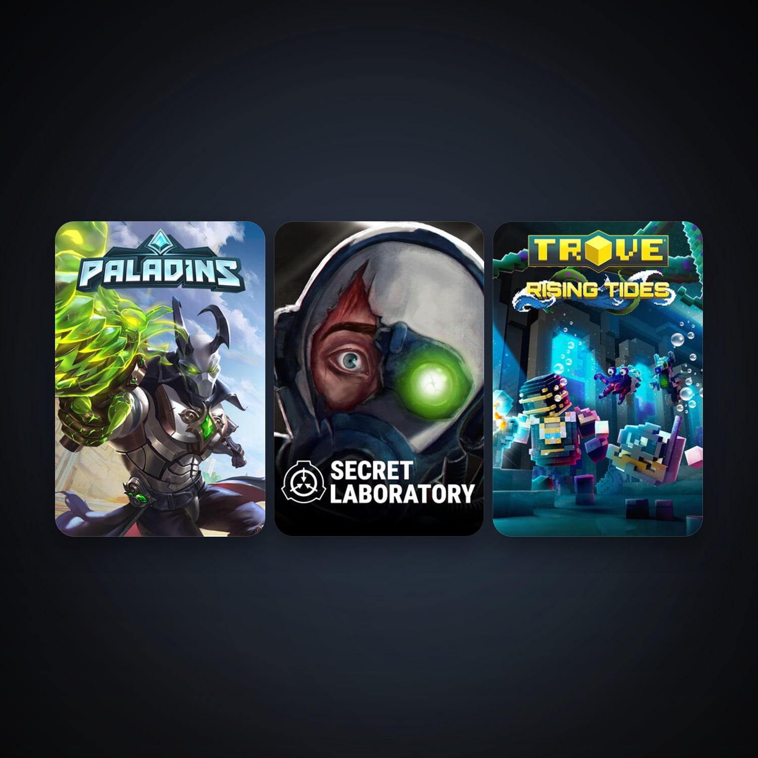 Trove + Paladins, 13 games, clean — HabibiAccounts