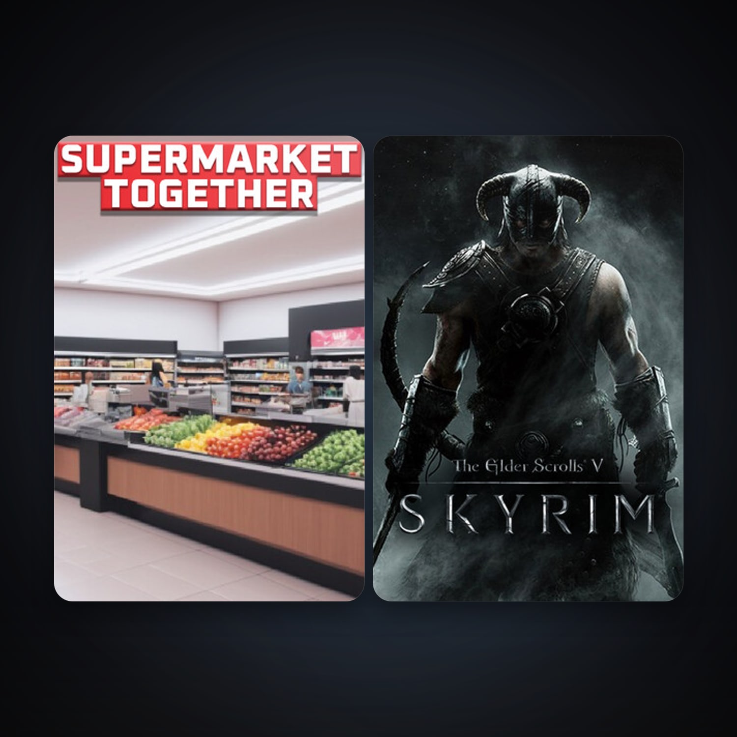 The Elder Scrolls V: Skyrim + Supermarket Together, 3 games, clean — HabibiAccounts