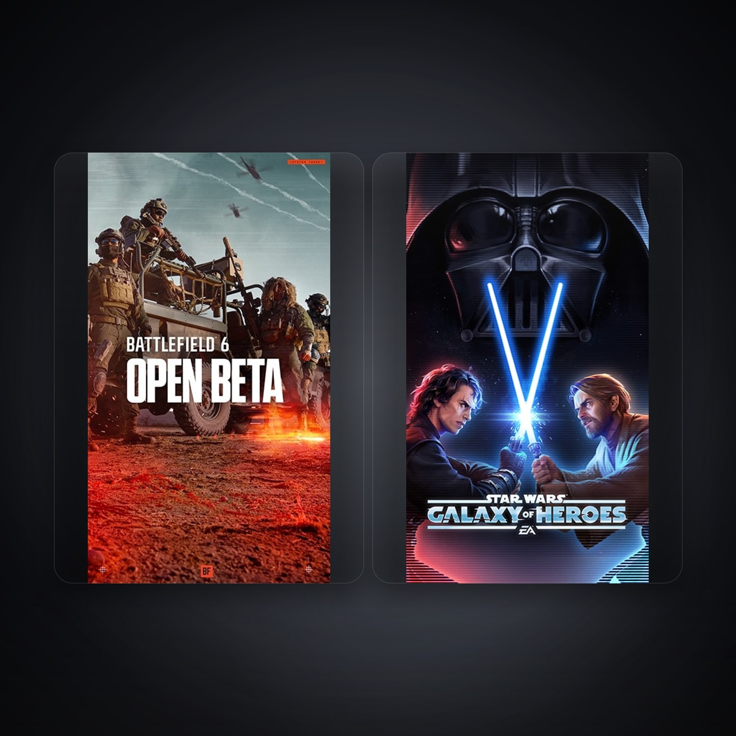 EA Battlefield 6 Open Beta + STAR WARS: Galaxy of Heroes — DE — HabibiAccounts