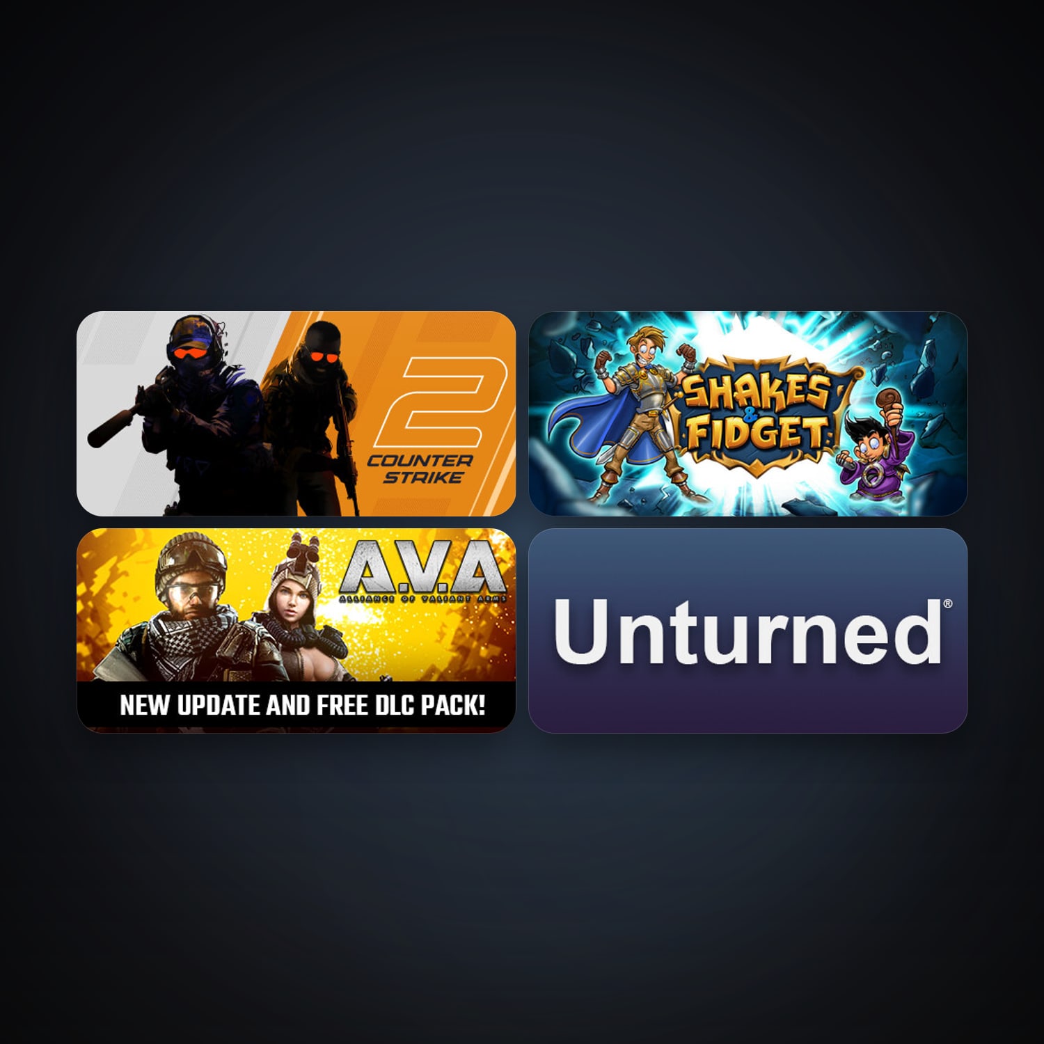 CS2 Prime + A.V.A. Alliance of Valiant Arms, 5 games, Steam 13, clean — HabibiAccounts