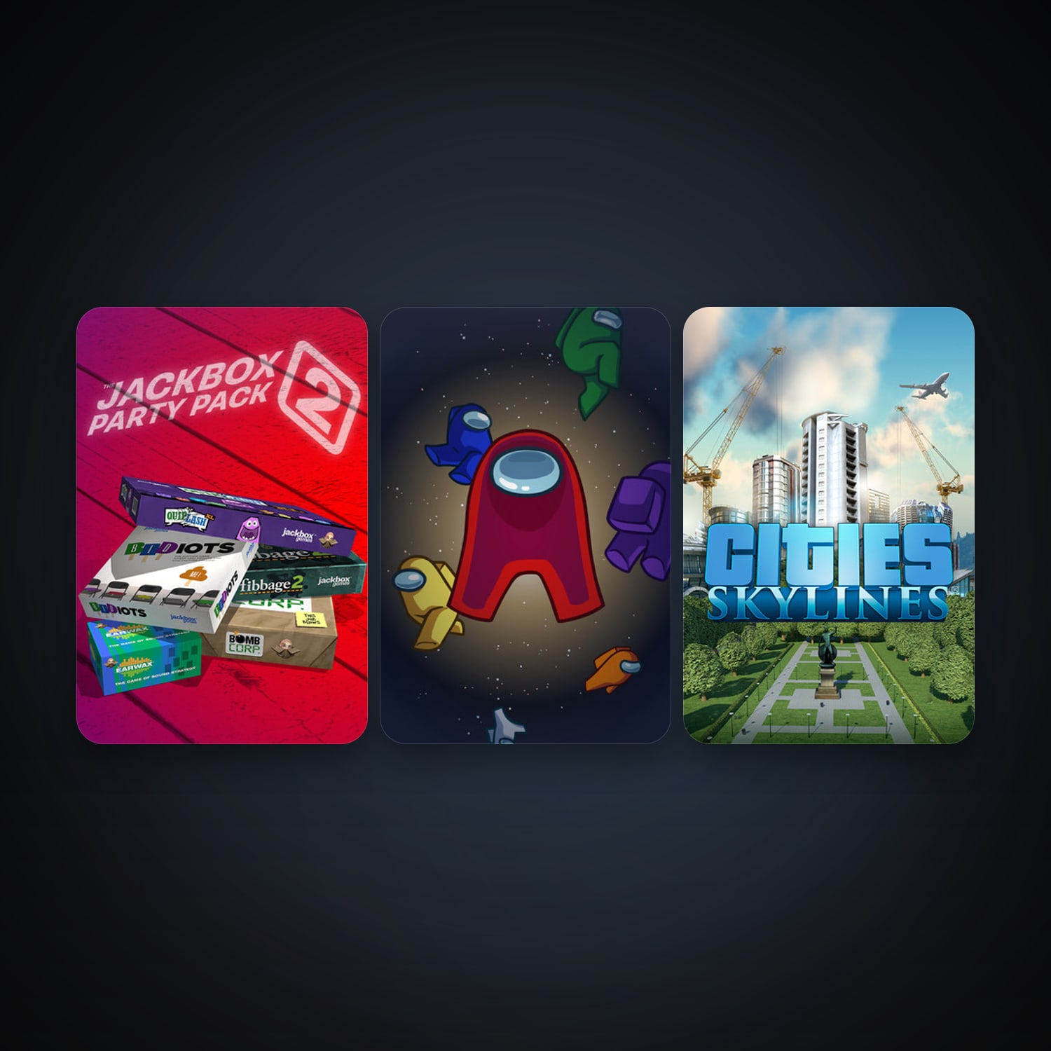 The Jackbox Party Pack 2 & Among Us | Clean — HabibiAccounts