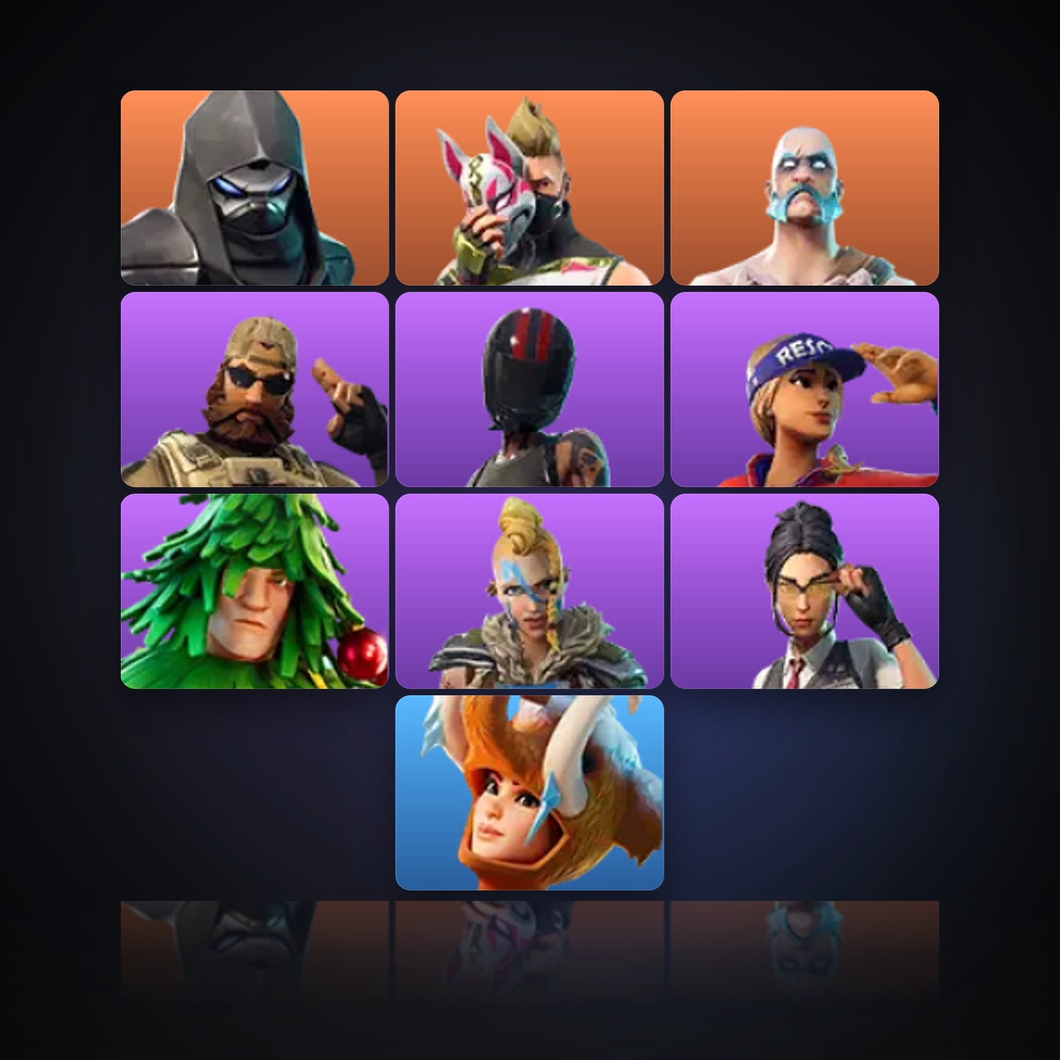 Fortnite | 10 Skins | 150 V-Bucks | Level 309 | 35 Wins — HabibiAccounts