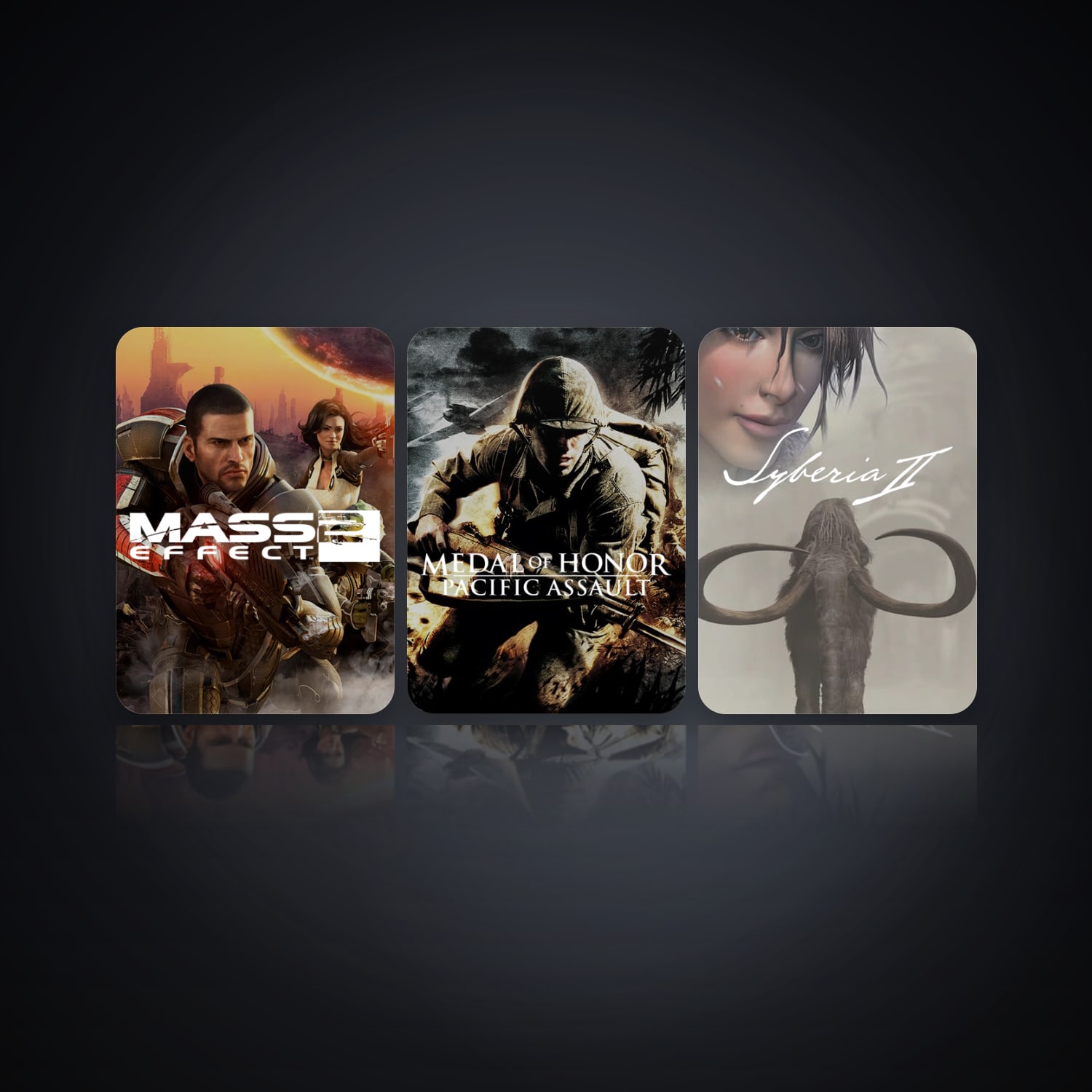 Mass Effect 2 (2010) & Medal of Honor Pacific Assault | 3 Games — HabibiAccounts