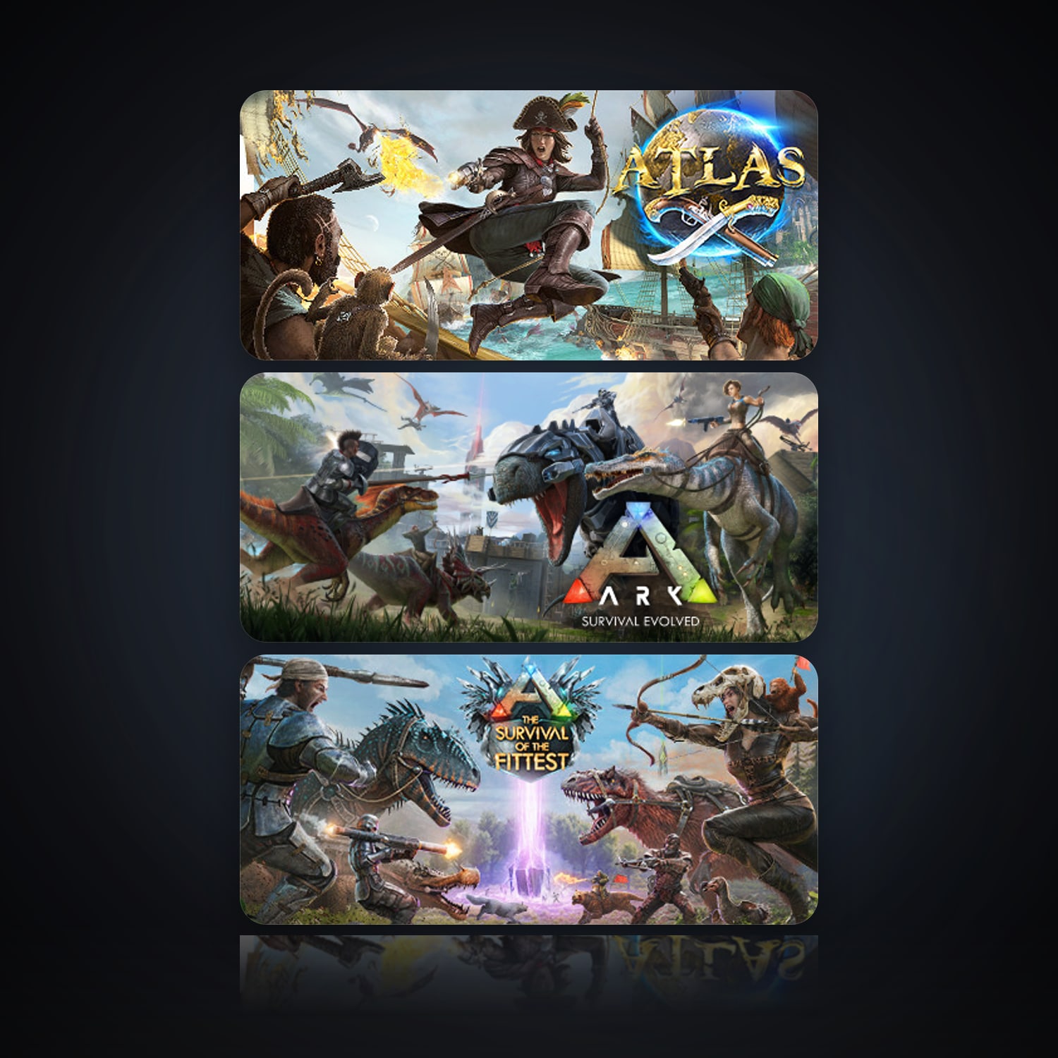 ATLAS & ARK: Survival Evolved — HabibiAccounts