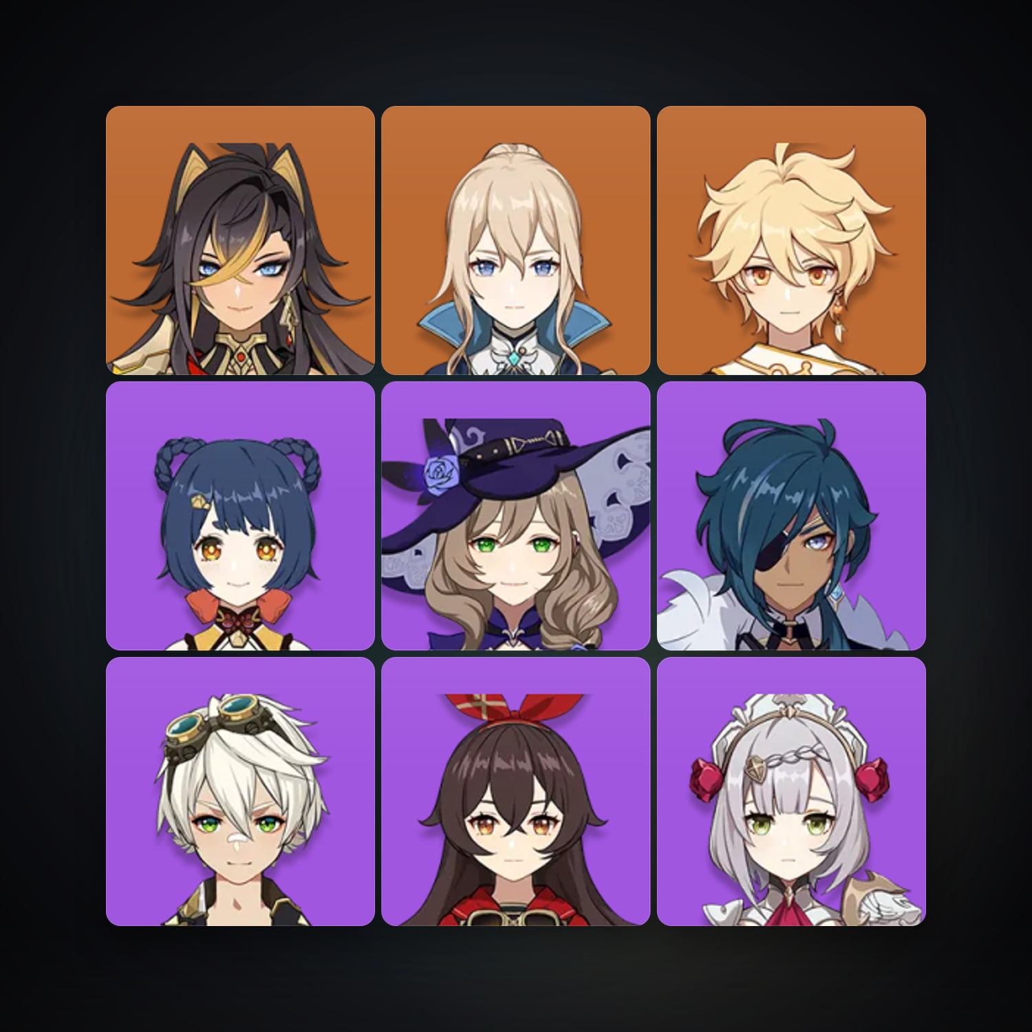 Genshin Impact | AR 13 | 9 Chars | 2× 5★ — Genshin / miHoYo Account — HabibiAccounts