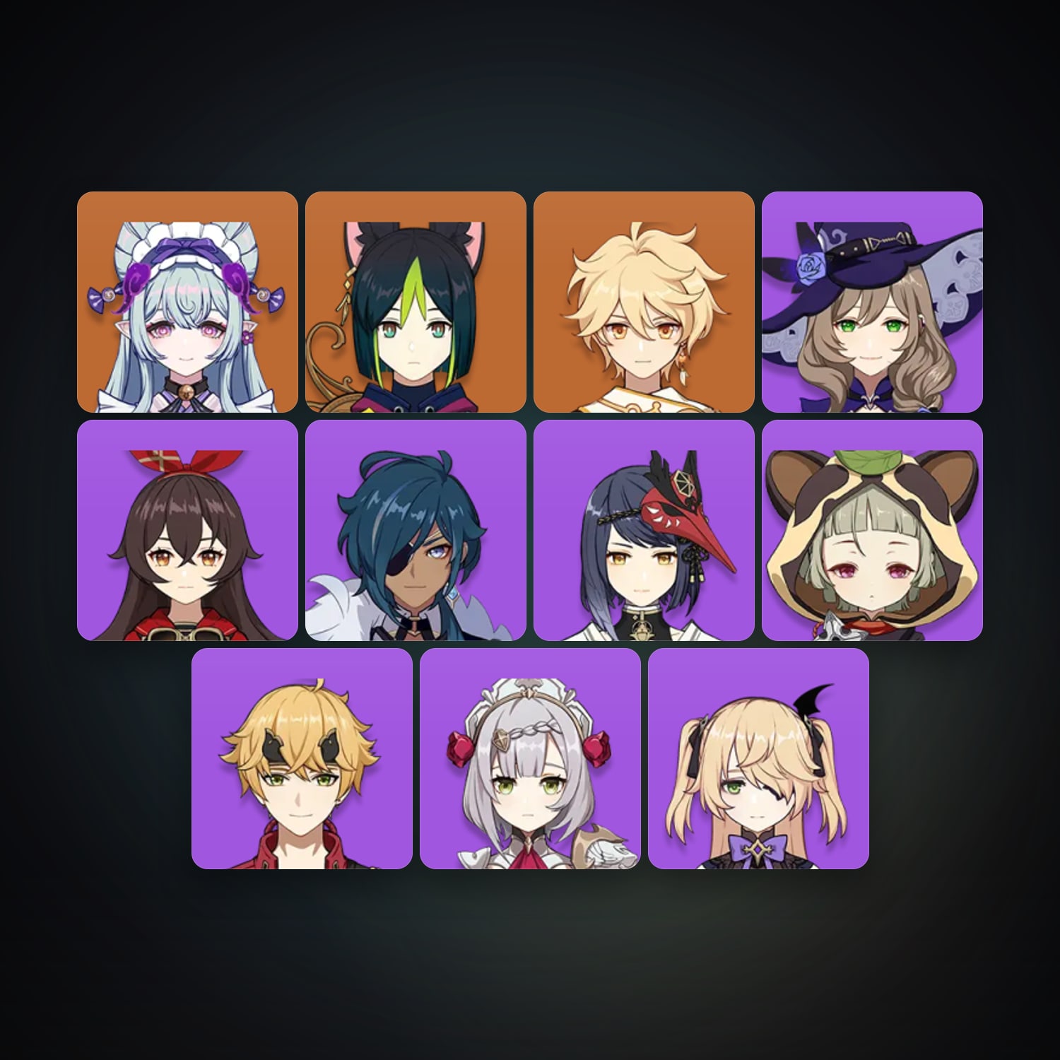 Genshin Impact | AR 14 | 11 Chars | 2× 5★ — Genshin / miHoYo Account — HabibiAccounts