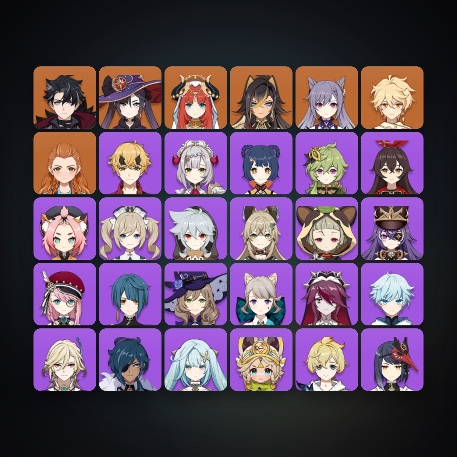 Genshin Impact | AR 45 | 31 Chars | 5× 5★ — HabibiAccounts