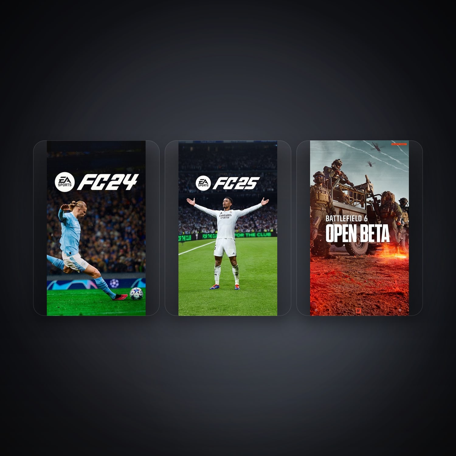 EA EA Sports FC24 + EA Sports FC 25 — OM — 3 games — HabibiAccounts