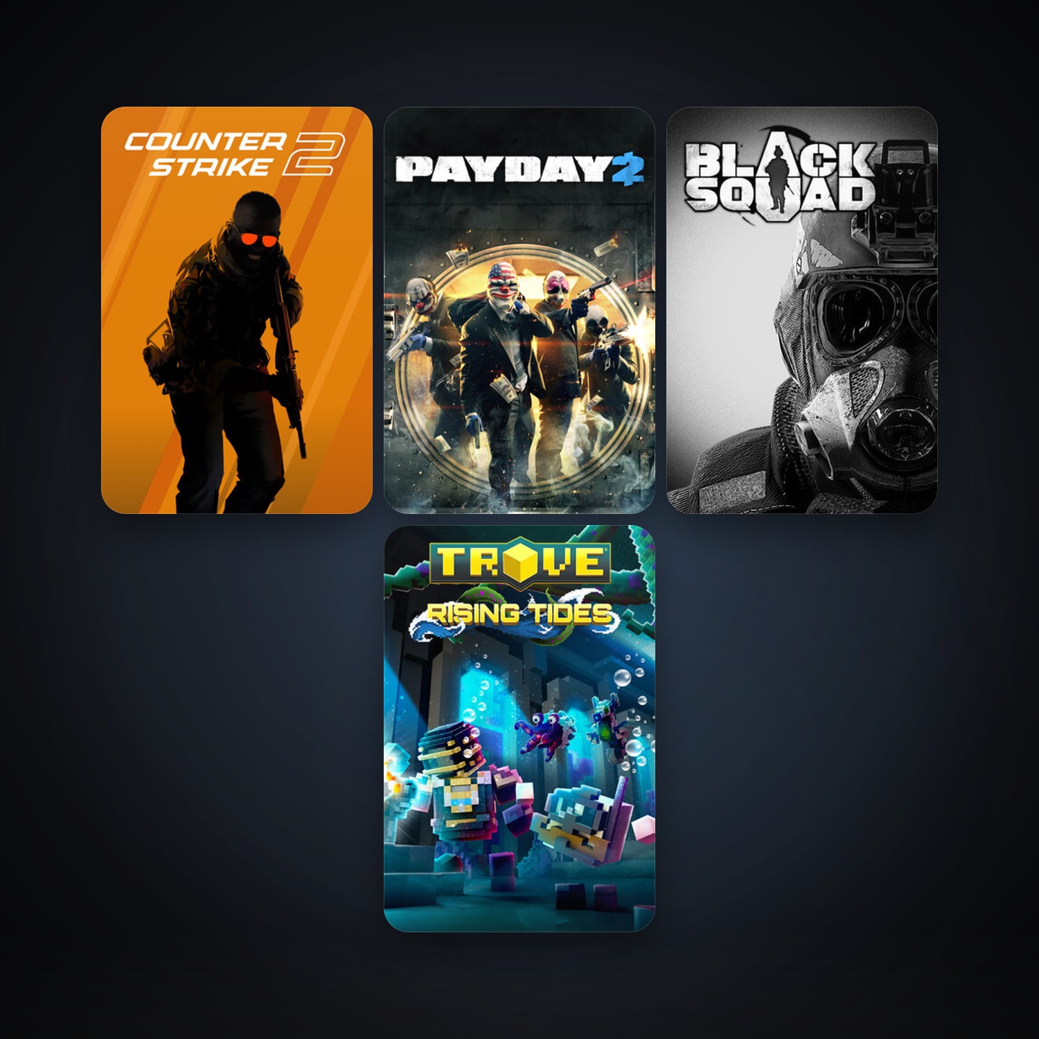 CS2 Prime + PAYDAY 2, 8 games, clean — HabibiAccounts