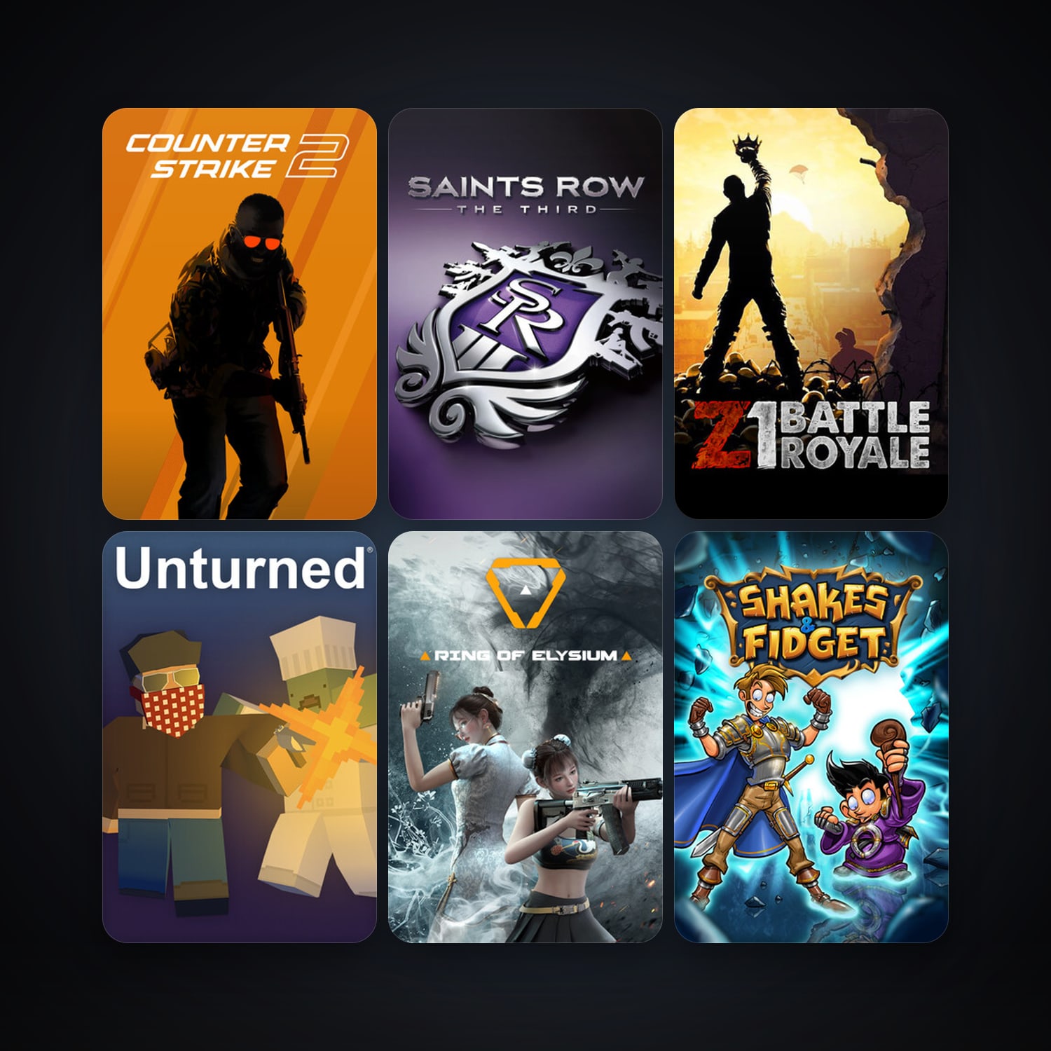 CS2 Prime + Saints Row: The Third, 28 games, clean — HabibiAccounts