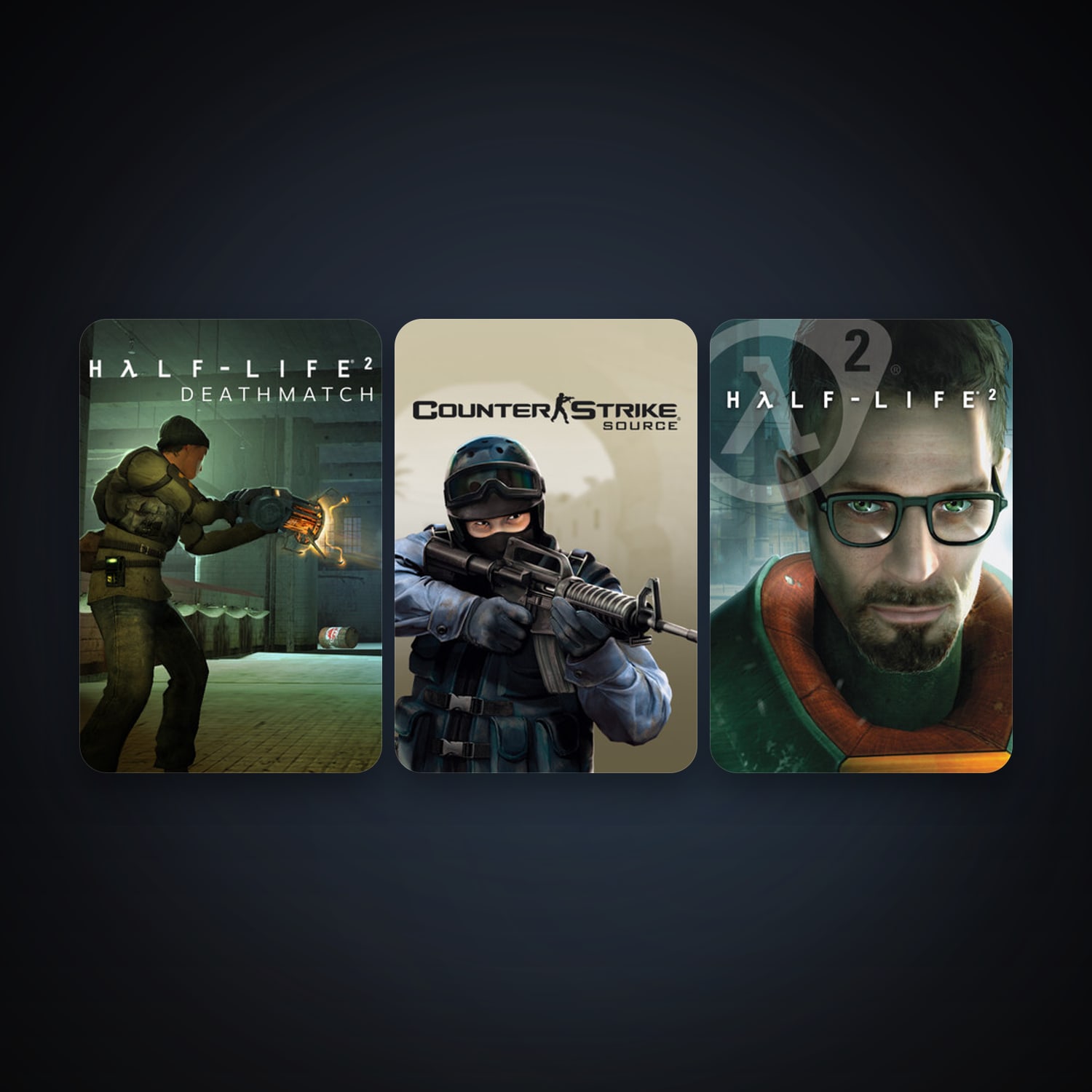 Half-Life 2 + Counter-Strike: Source, 5 games, clean — HabibiAccounts