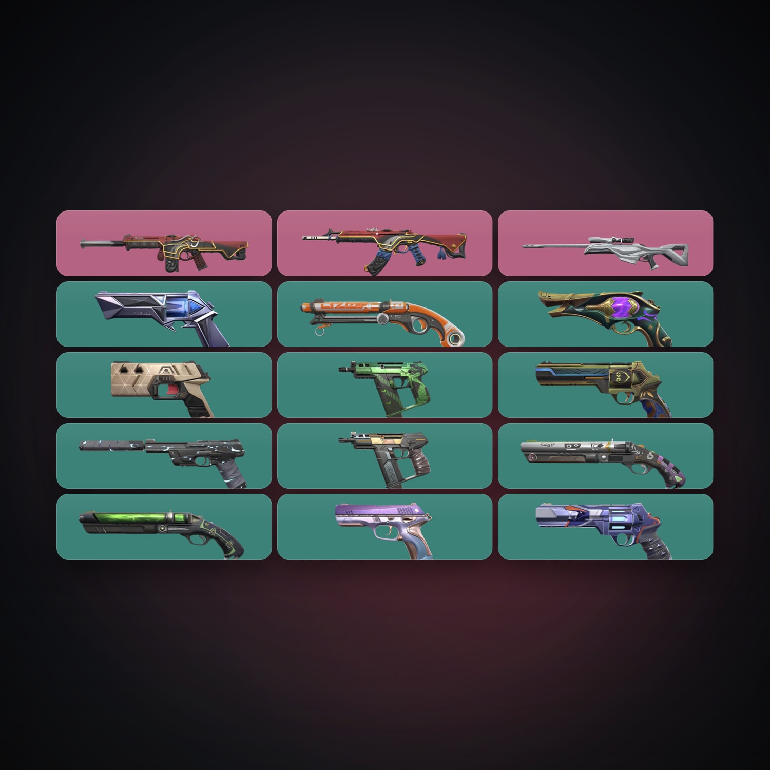 AP Silver 2 locker — 15 skins, lvl 223 — HabibiAccounts