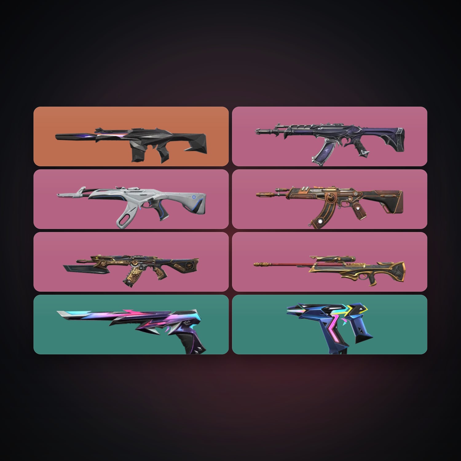 AP Silver 1 locker — 8 skins, lvl 74 — HabibiAccounts