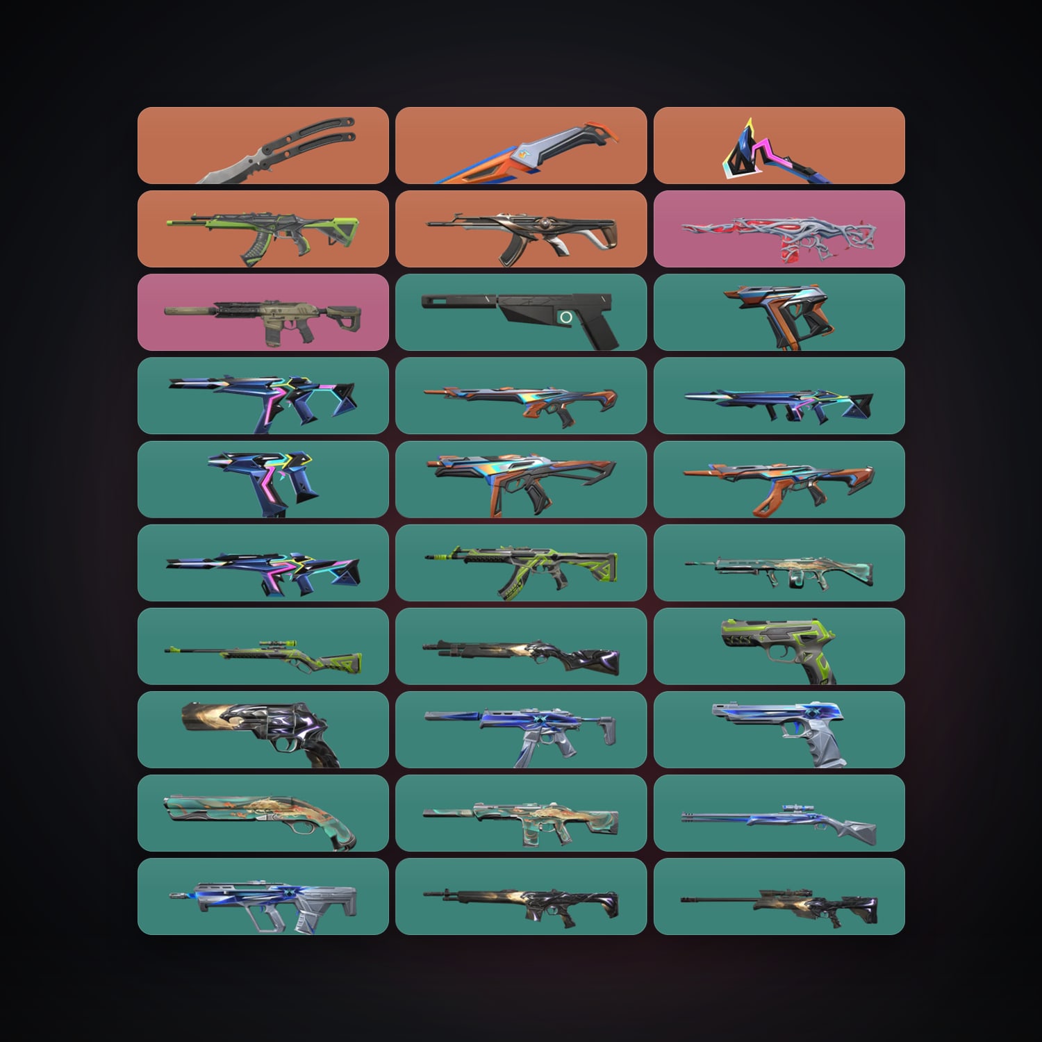AP Silver 2 locker — 3 knives, 31 skins, lvl 51 — HabibiAccounts
