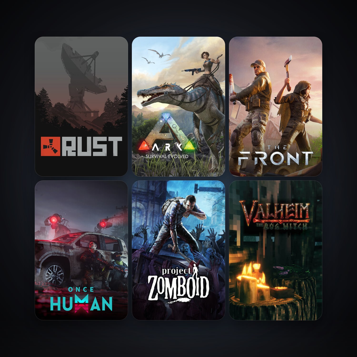ARK: Survival Evolved & Rust | 15 Games | Clean — HabibiAccounts