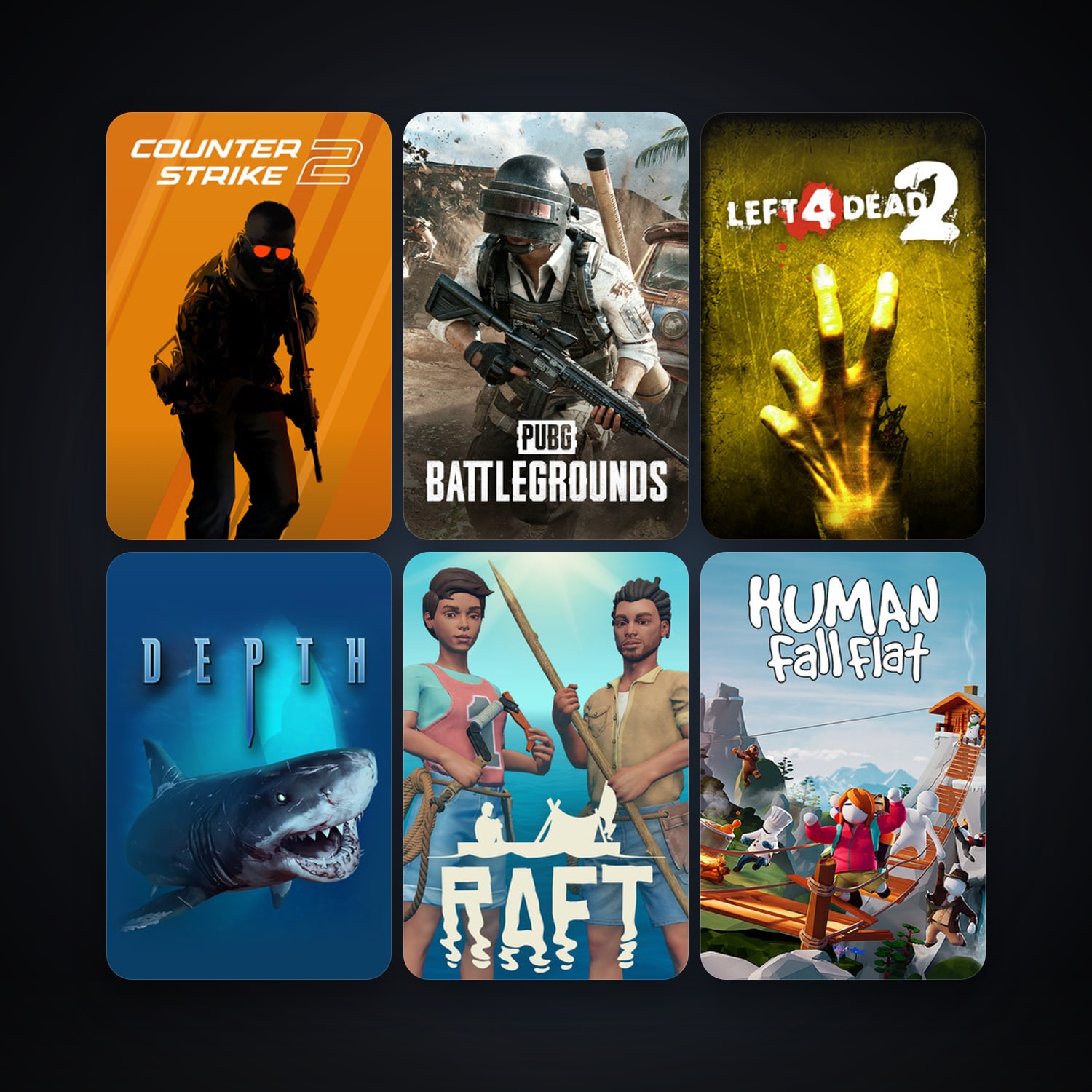 Left 4 Dead 2 + CS2 Prime, 34 games, clean — HabibiAccounts