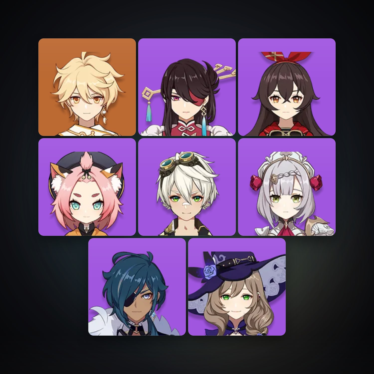 Genshin Impact | AR 11 | 8 Chars — HabibiAccounts