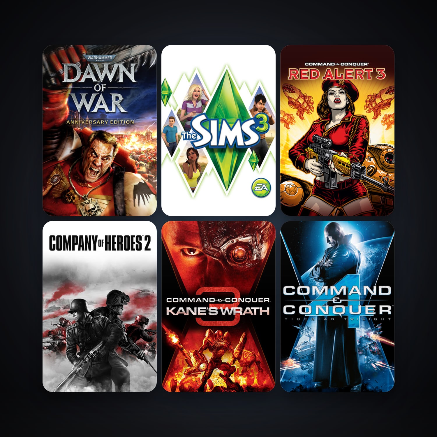 Warhammer 40,000: Dawn of War - Game of the Year Edition + Warhammer 40,000: Dawn of War - Dark Crusade, 17 games, clean — HabibiAccounts