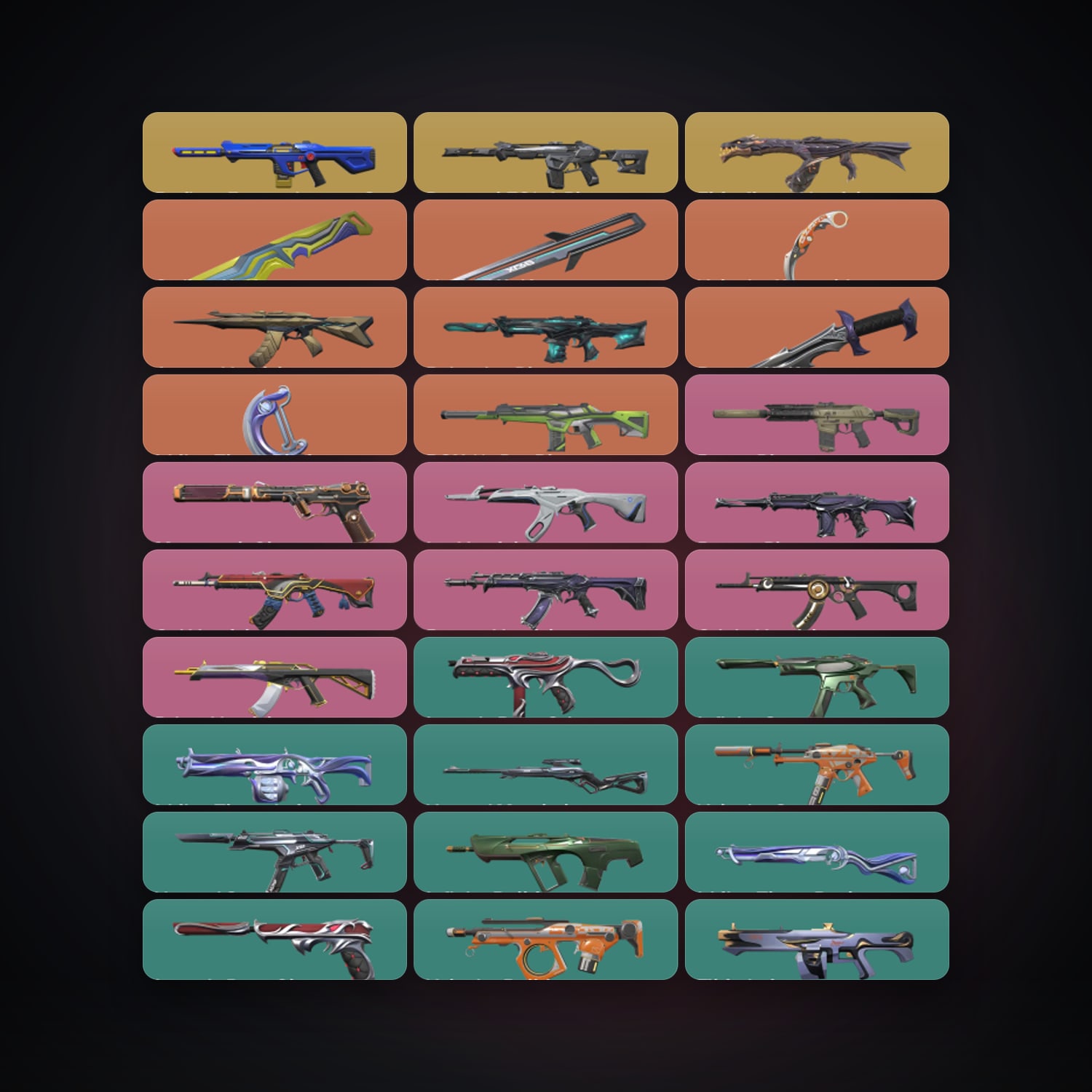 EU Plat 1 locker — 5 knives, 97 skins, lvl 223 — HabibiAccounts