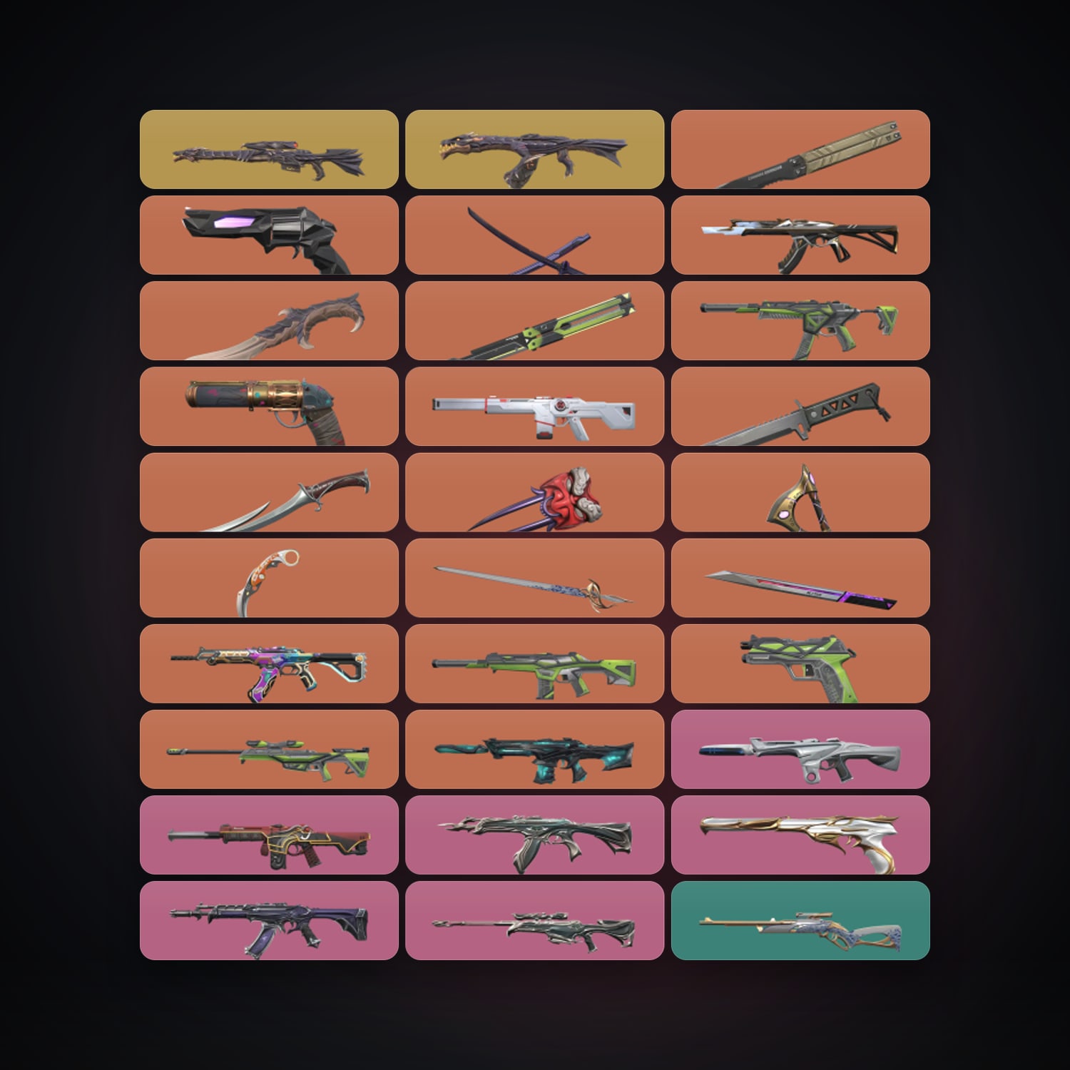 EU Diamond 3 locker — 11 knives, 141 skins, lvl 350 — HabibiAccounts