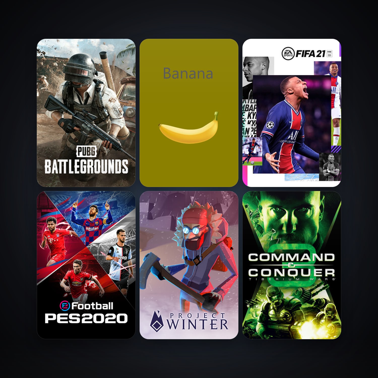 Command & Conquer 3: Tiberium Wars + PUBG: BATTLEGROUNDS, 8 games, clean — HabibiAccounts
