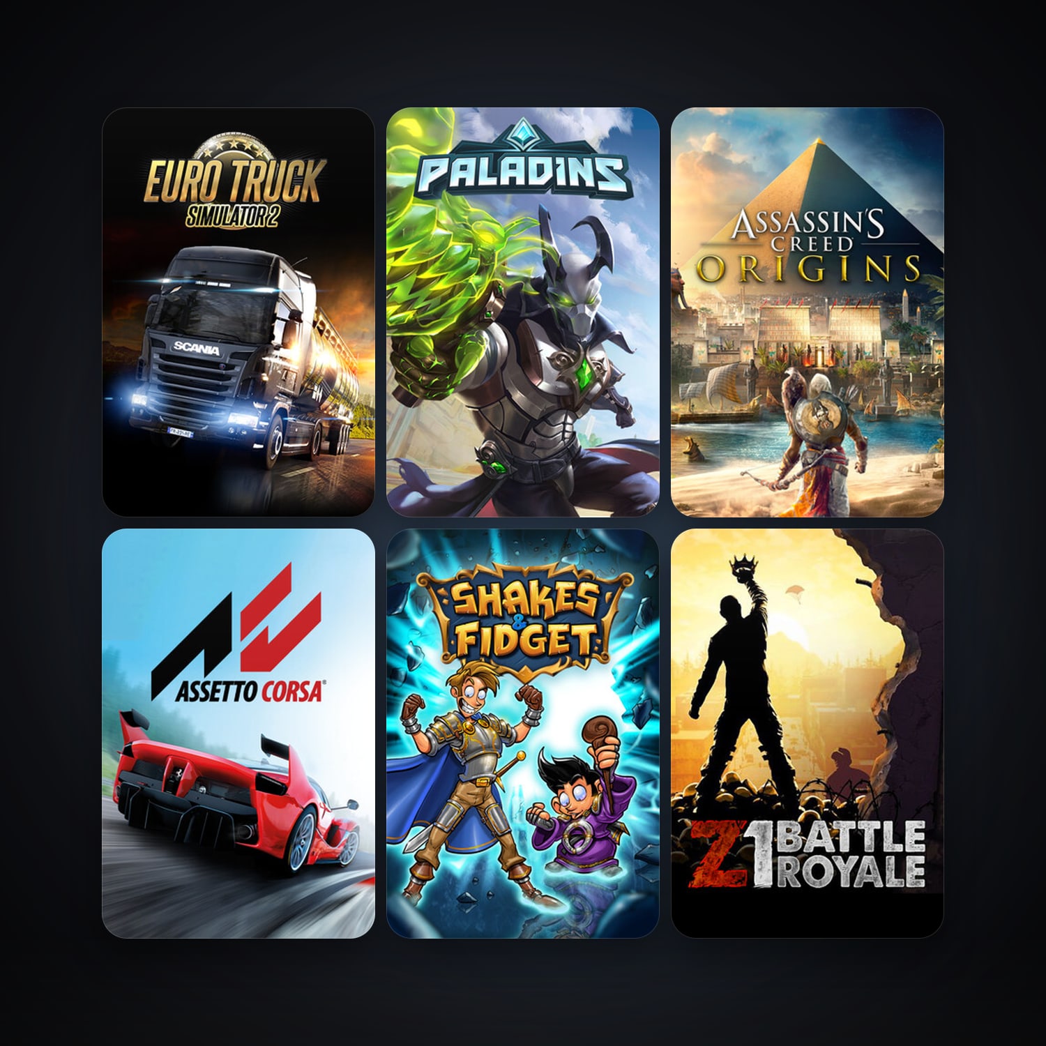 Free CS2 (No Prime) + Tomb Raider, 13 games, clean — HabibiAccounts